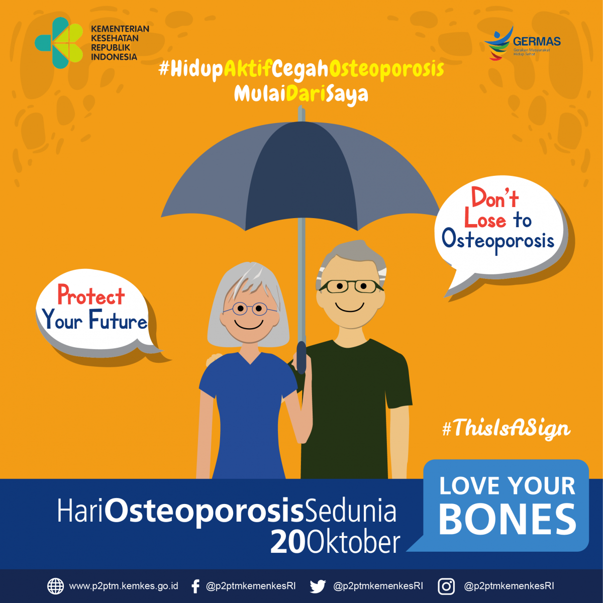  Selamat Hari Osteoporosis Sedunia, 20 Oktober 2018