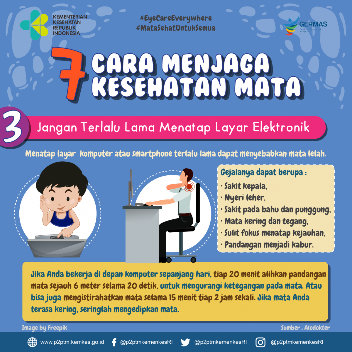 Cara Menjaga Kesehatan Mata Bagian Ketiga Penyakit Tidak Menular