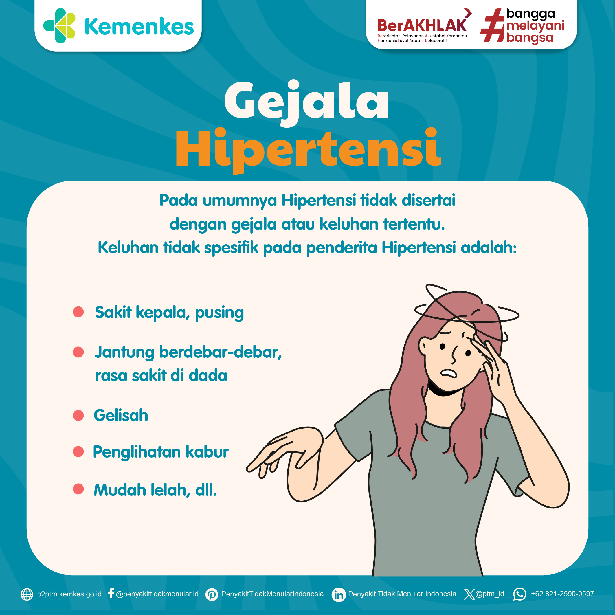 Yuk Kenali Gejala Hipertensi! Simak Infografis Berikut.