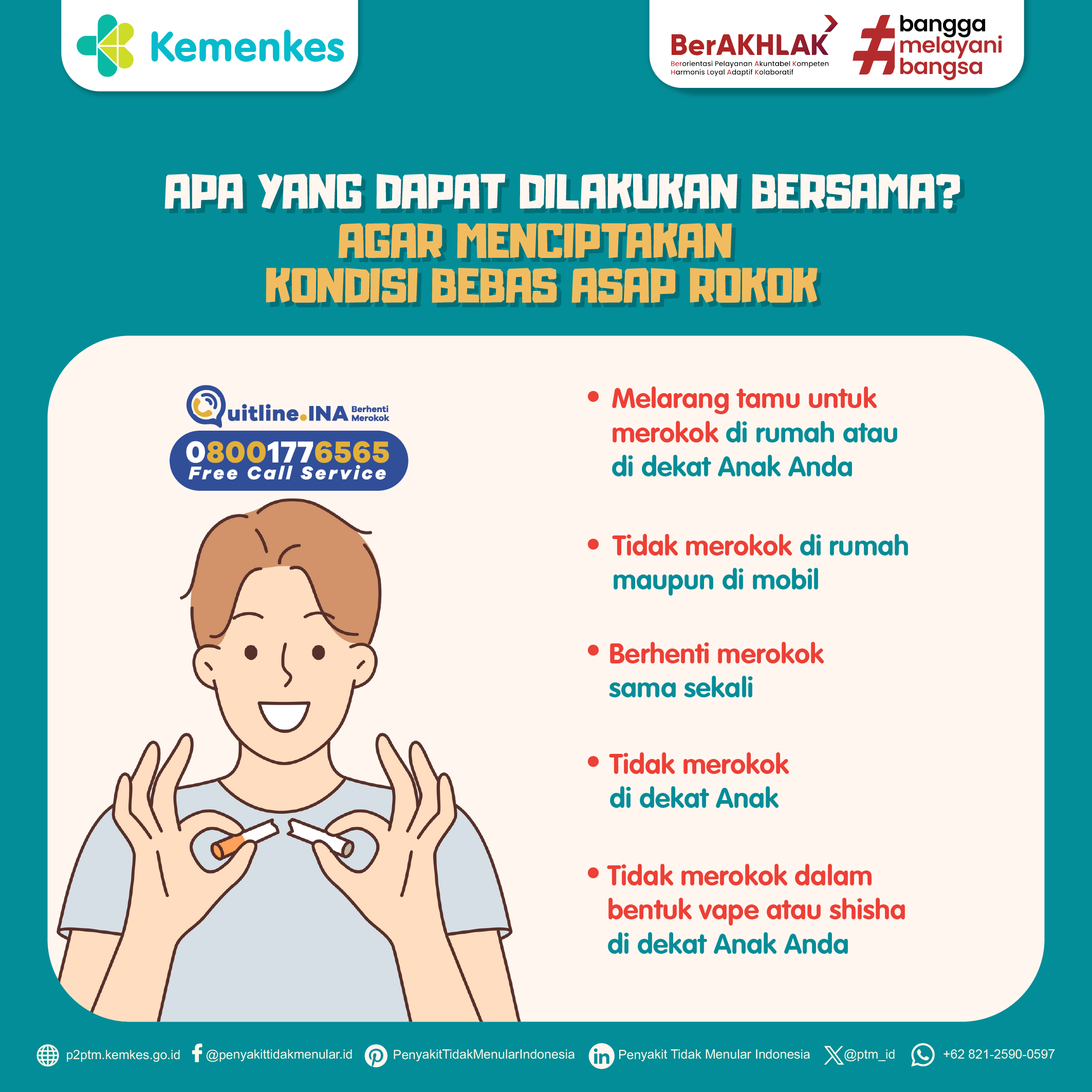 Apa yang Bisa Kita Upayakan Bersama untuk Menciptakan Kondisi Bebas Asap Rokok?