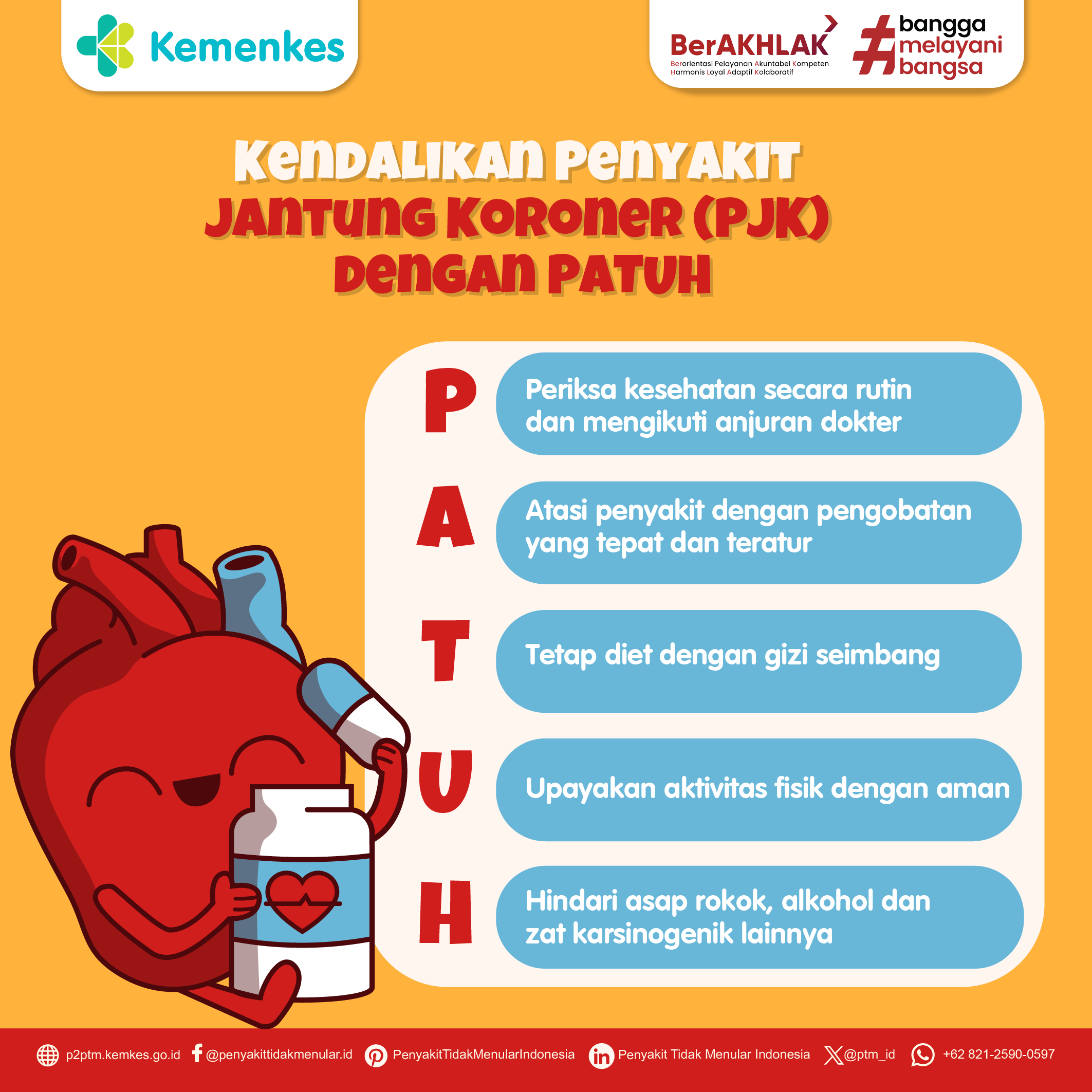 Ayo Kendalikan Penyakit Jantung Koroner dengan Pola Hidup 