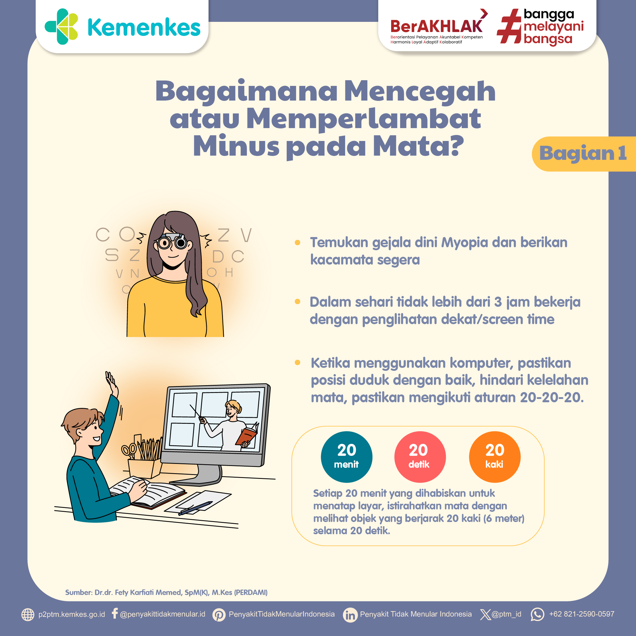 Bagaimana Cara Mencegah atau Memperlambat Minus pada Mata?