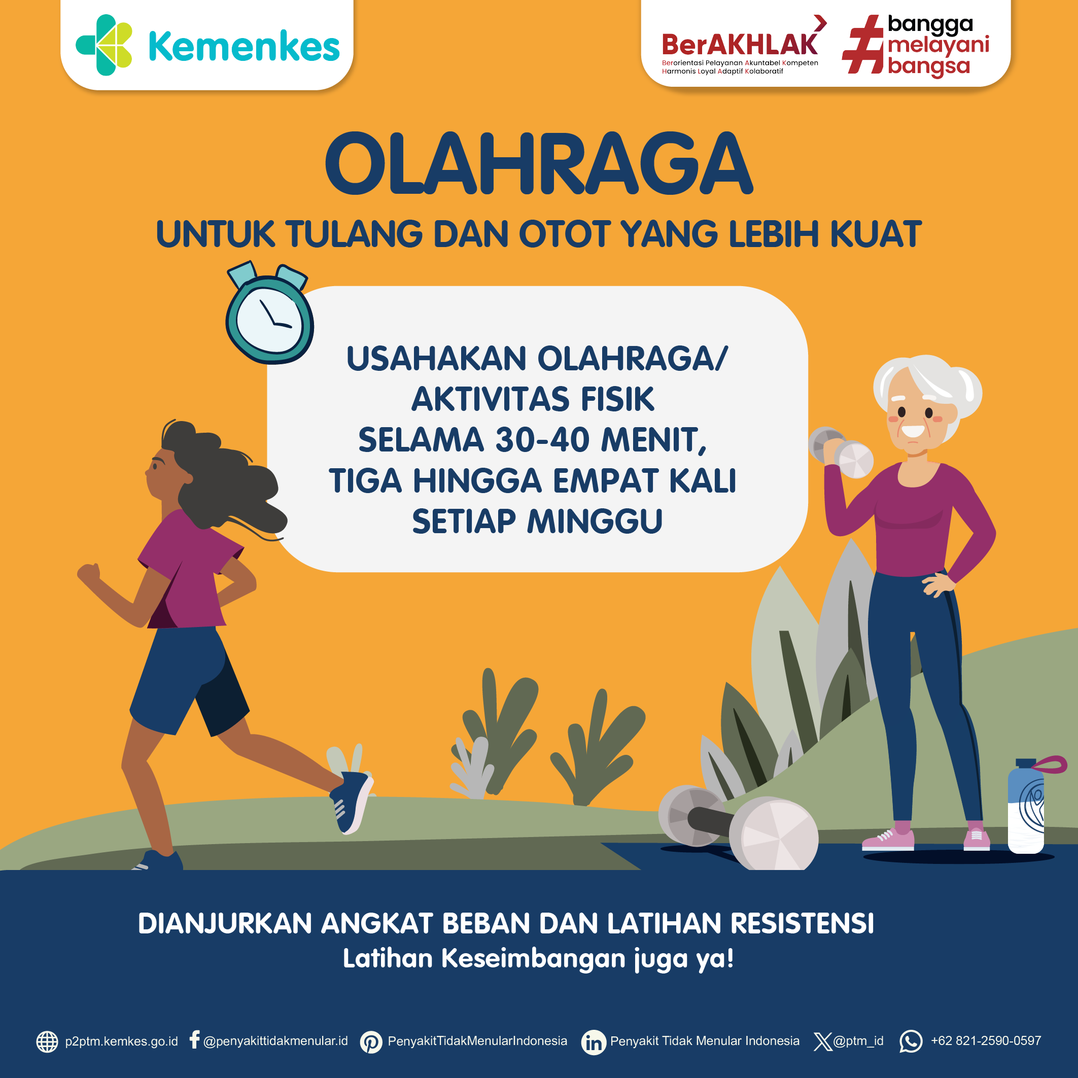 Olahraga untuk Tulang dan Otot yang Lebih Kuat