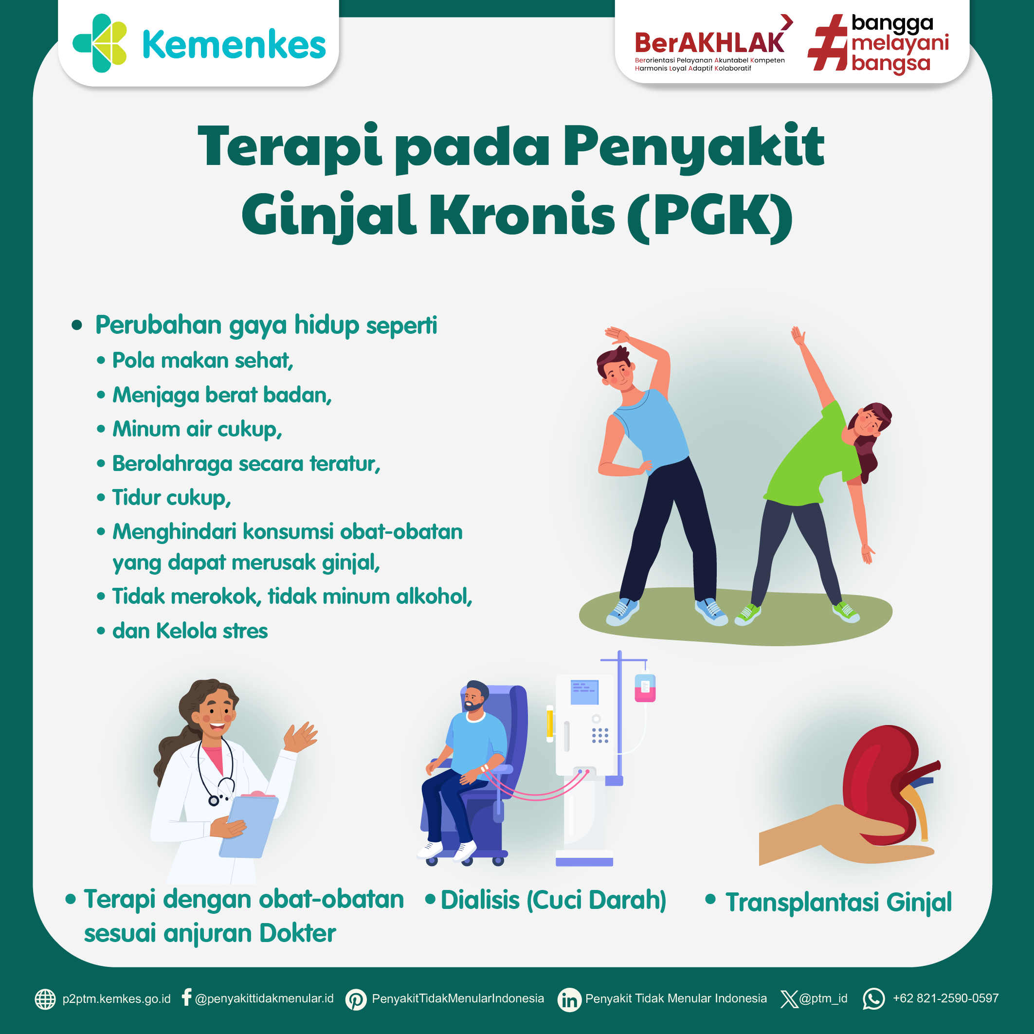 Bagaimana Terapi pada Penyakit Ginjal Kronik (PGK)?