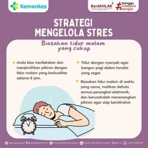 Kelola Stres, Biasakan Tidur Malam yang Cukup