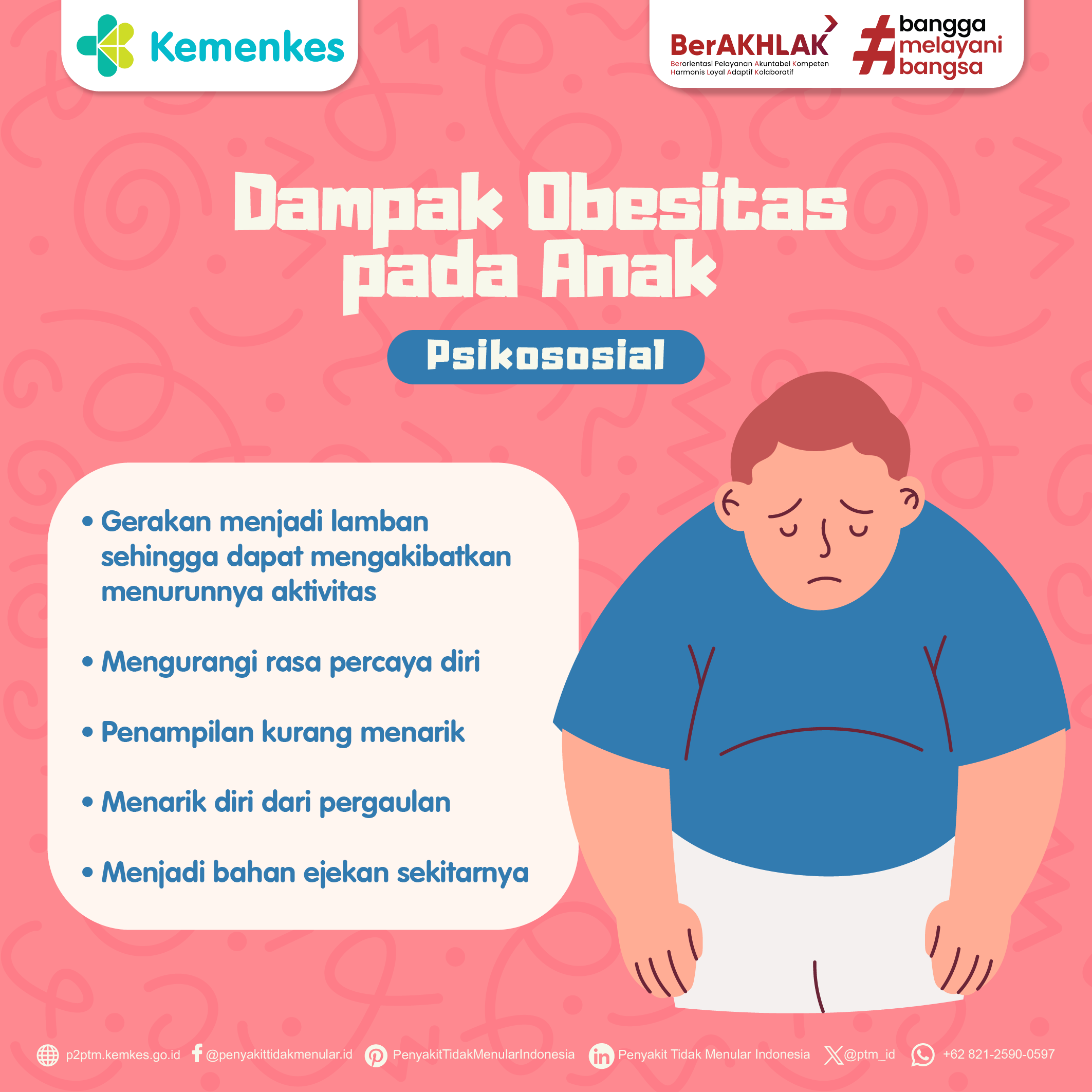 Dampak Obesitas pada Anak secara Psikososial