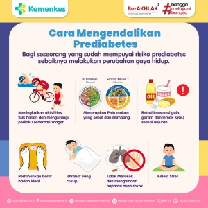 Bagaimana Cara Mengedalilkan Prediabetes? Yuk Simak Infografis Berikut.