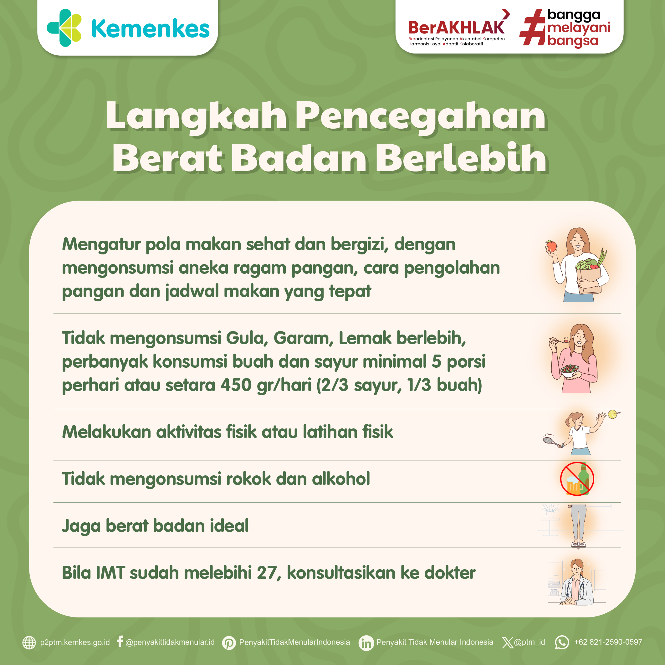 Berikut Ini Langkah Pencegahan Berat Badan Berlebih