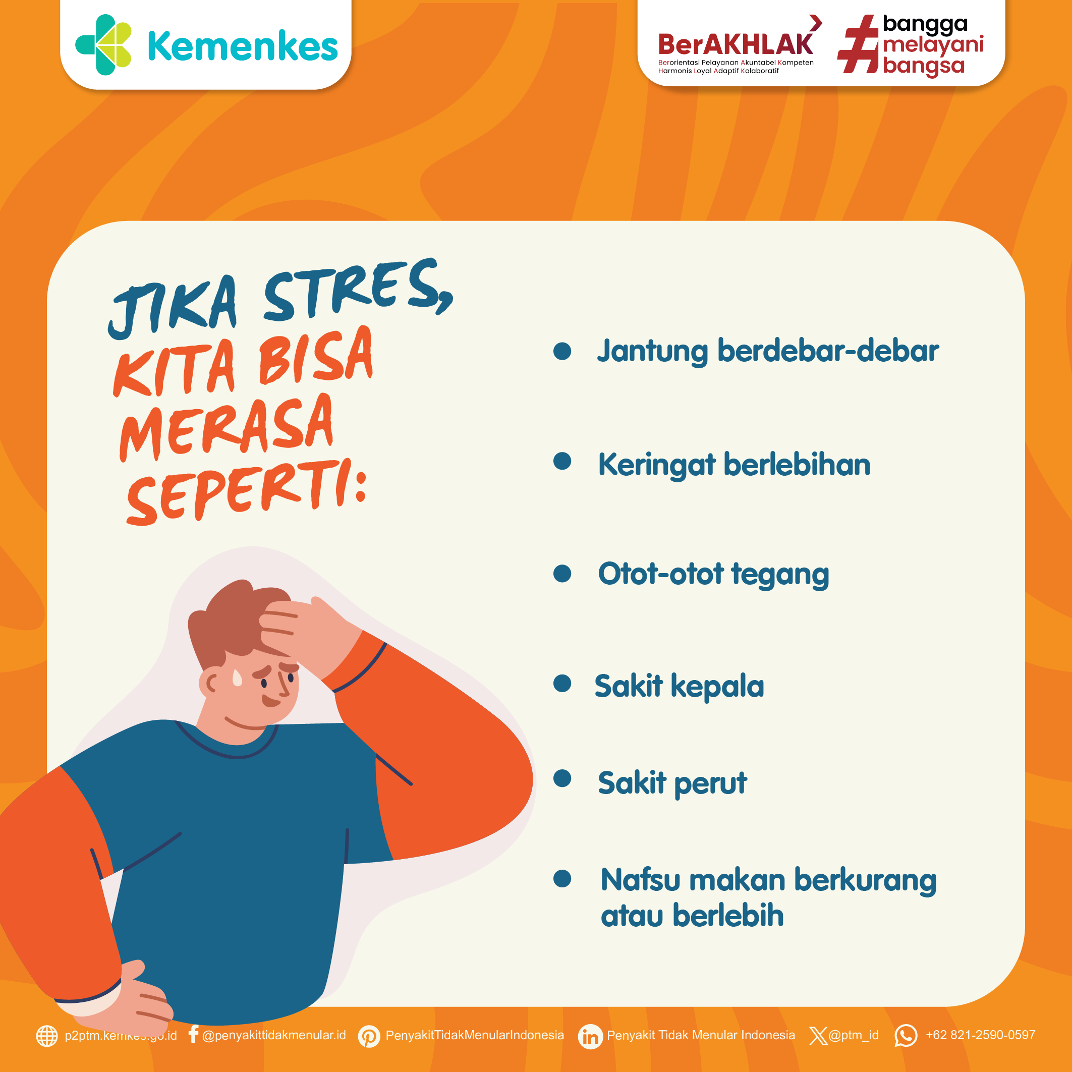 Ketika Stres, Kita Bisa Merasa Seperti Ini.