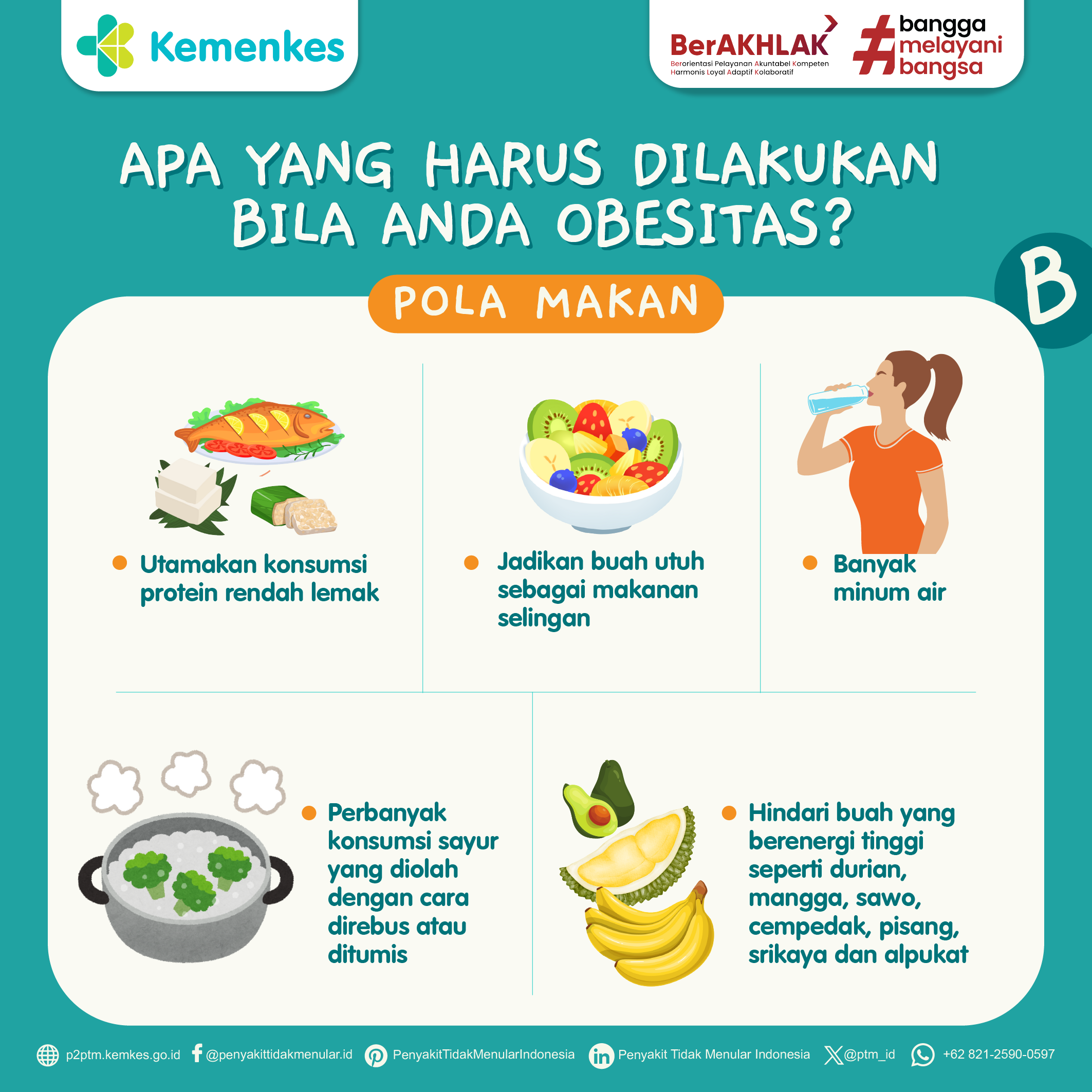 Apa yang Harus Dilakukan Bila Obesitas? Simak Cara Atur Pola Makan Berikut.