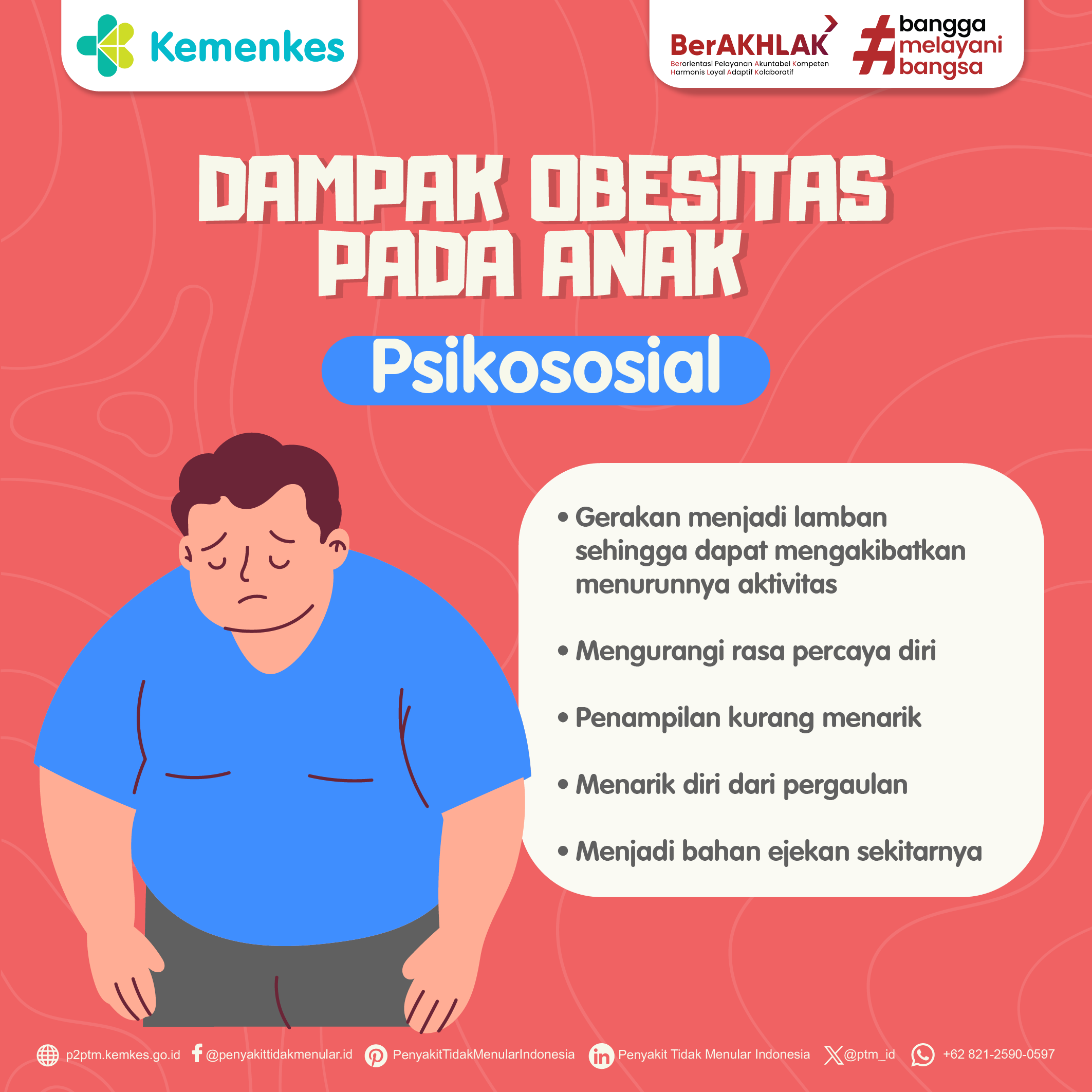 Dampak Obesitas Secara Psikososial pada Anak