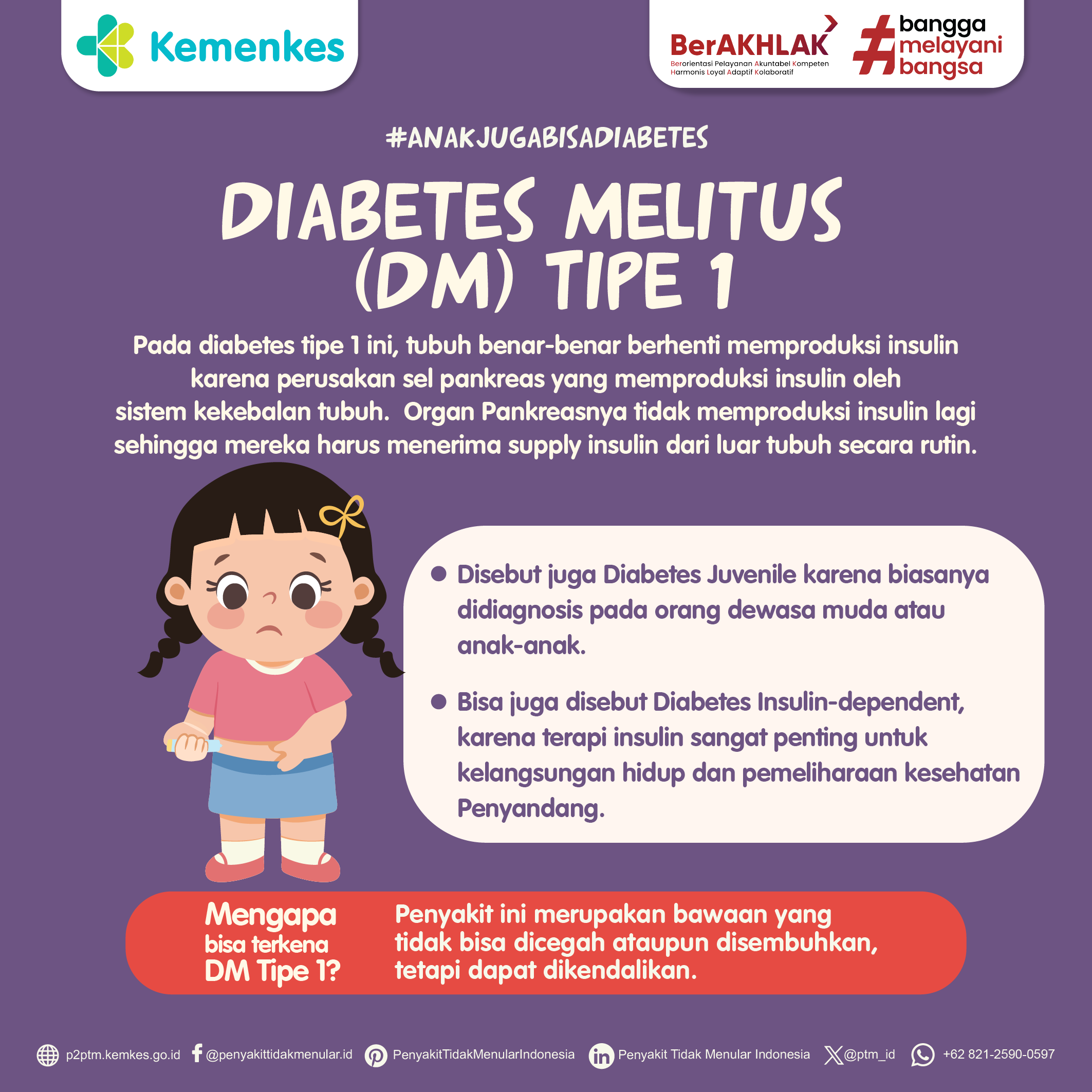 Kenali Diabetes Melitus (DM) Tipe 1