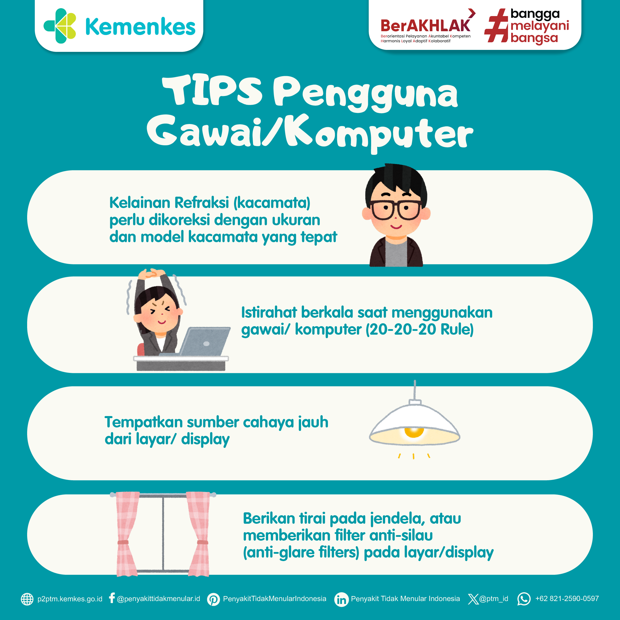 Tips Saat Kita Menggunakan Gawai dan Komputer