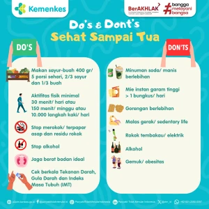 Do's & Dont's: Tips Sehat Sampai Tua