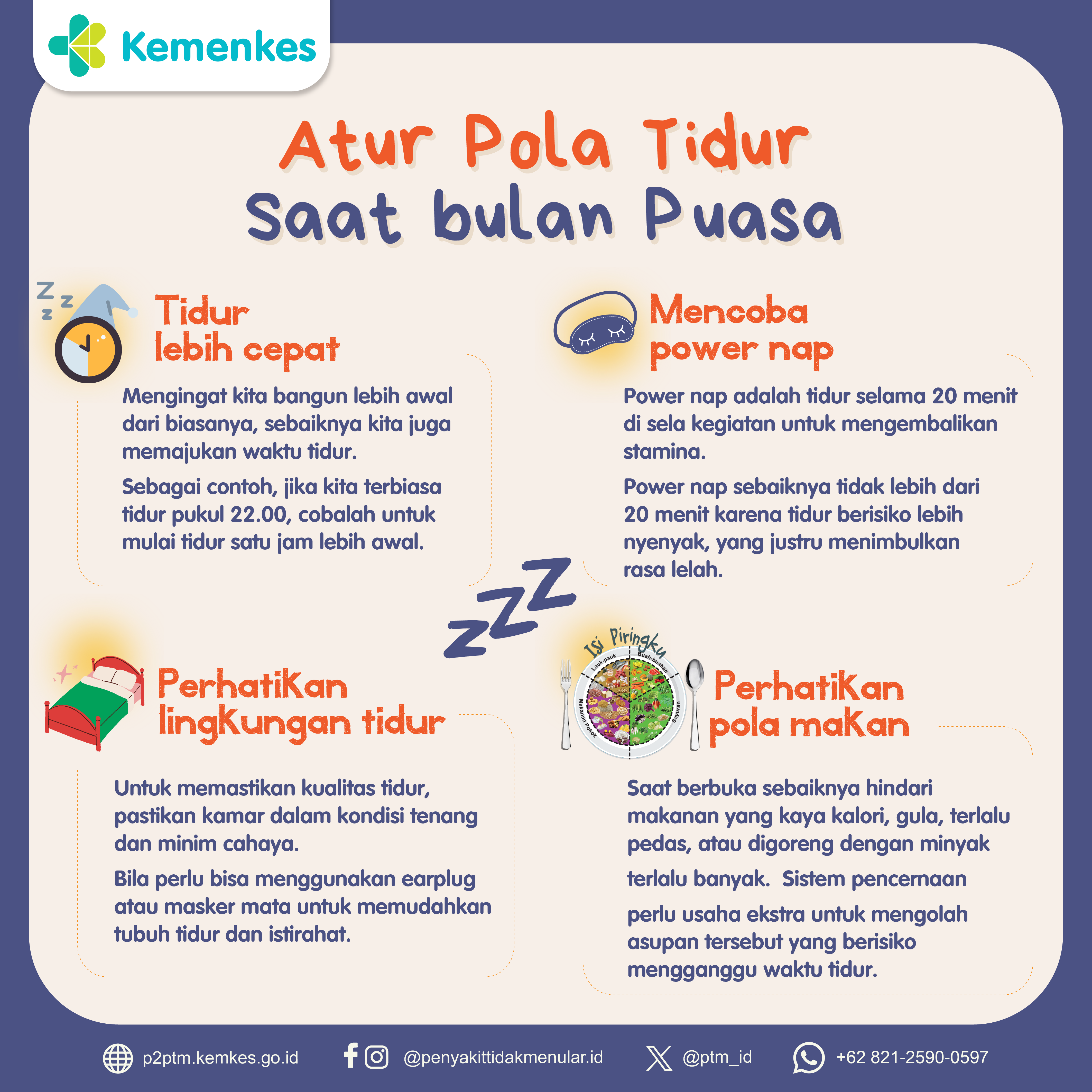 Atur Pola Tidur Saat Bulan Puasa