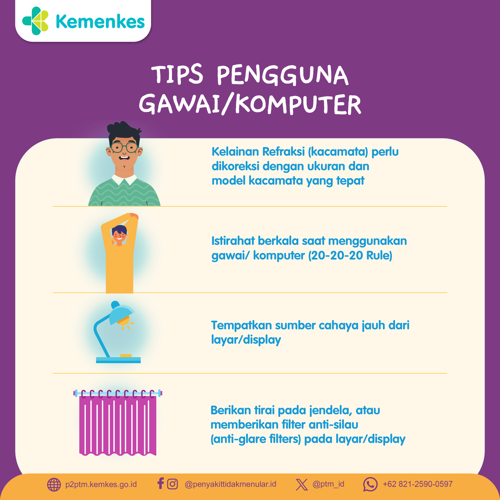 Tips Bagi Pengguna Gawai dan Komputer