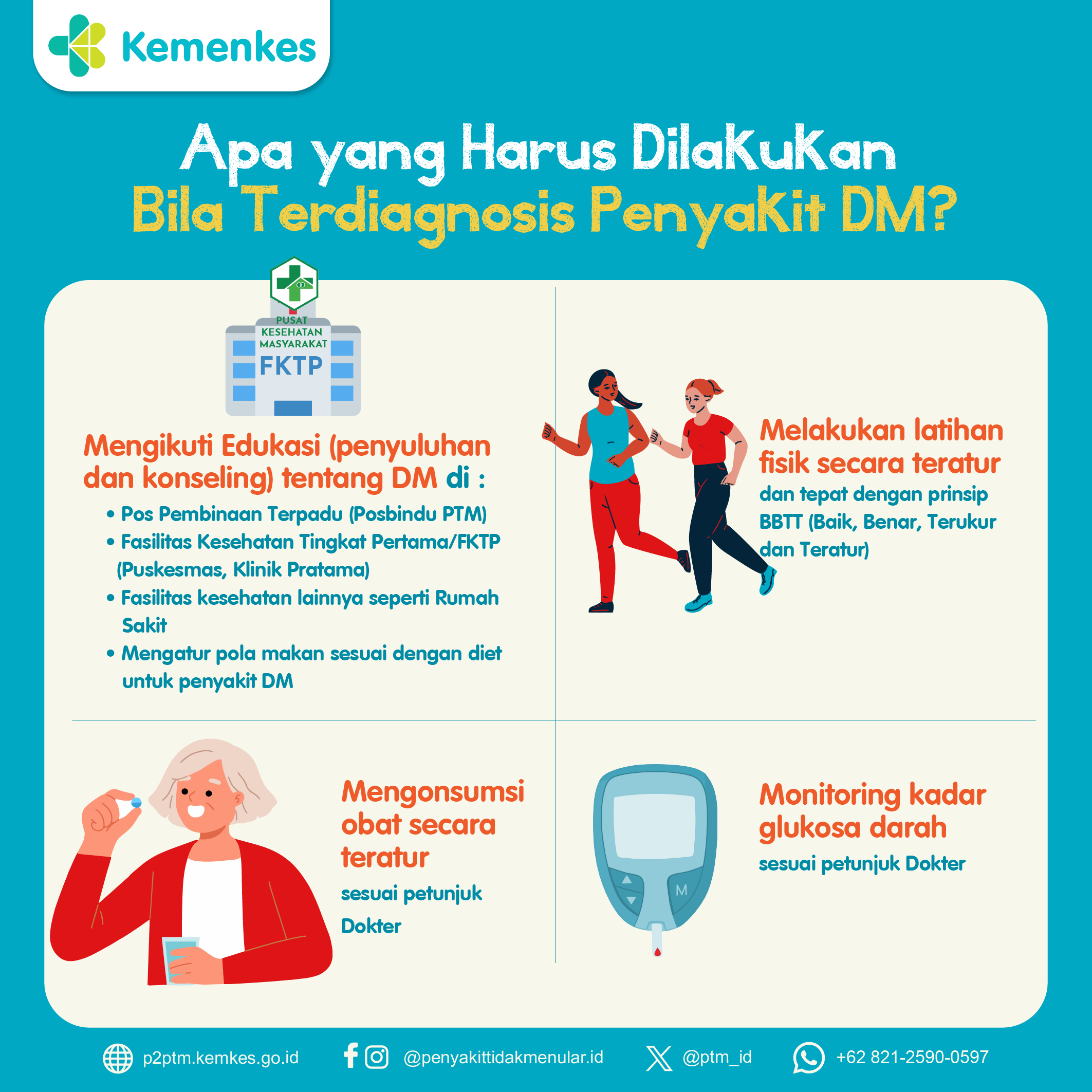 Apa yang Harus Dilakukan Bila Terdiagnosa Penyakit Diabetes Melitus?