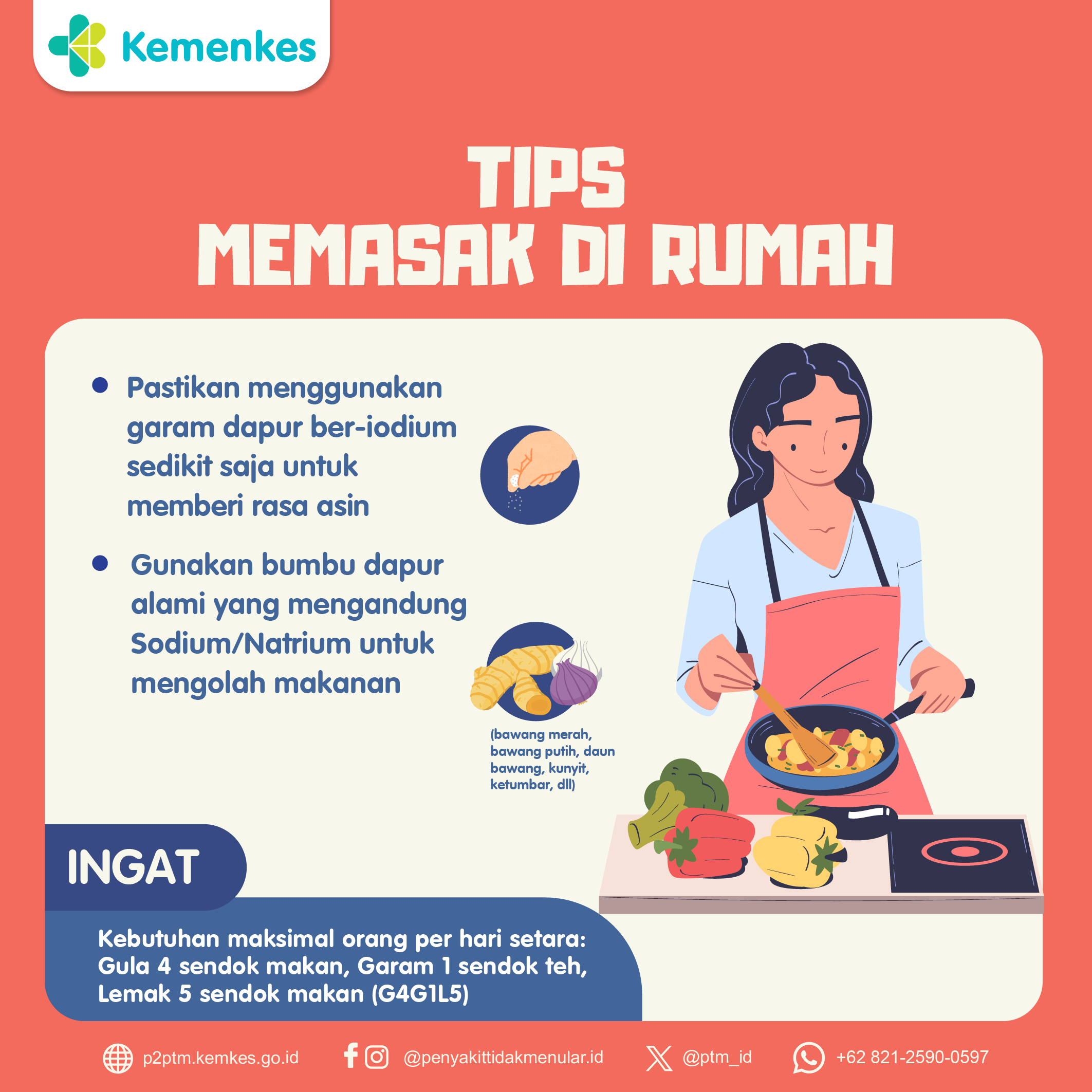 TIPS MEMASAK DI RUMAH (INGAT G4G1L5)