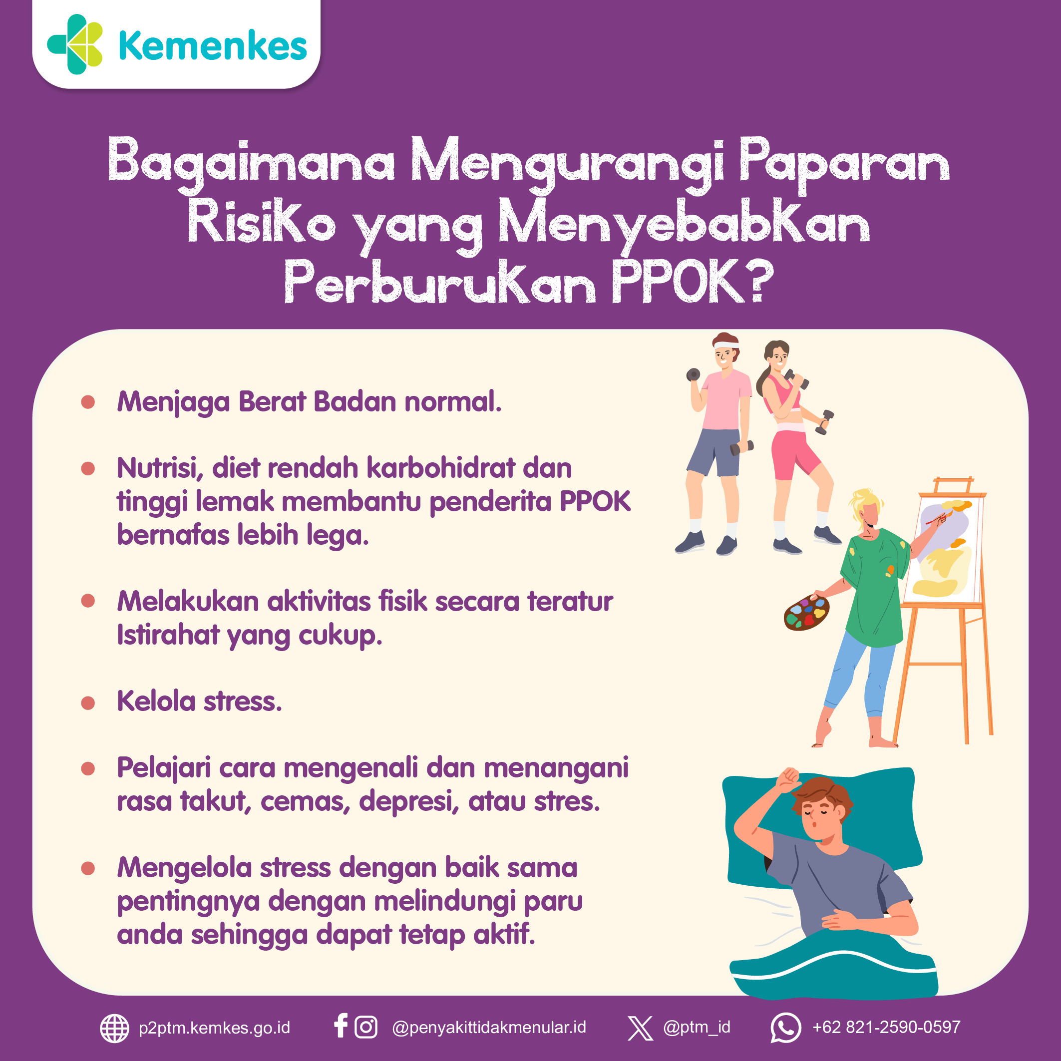 Bagaimana Mengurangi Paparan Risiko yang Menyebabkan Perburukan PPOK