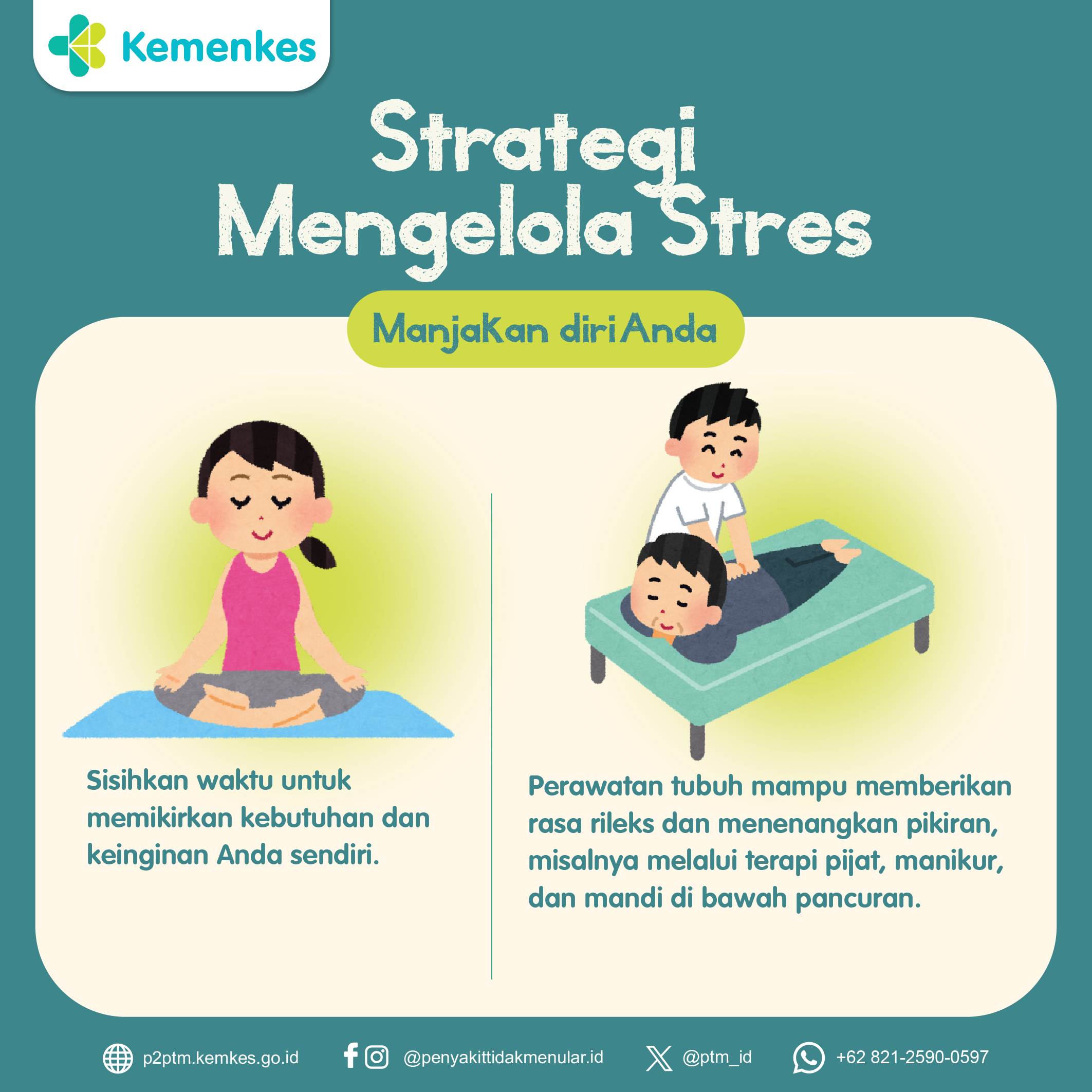 Strategi Mengelola Stress - Manjakan Diri Anda