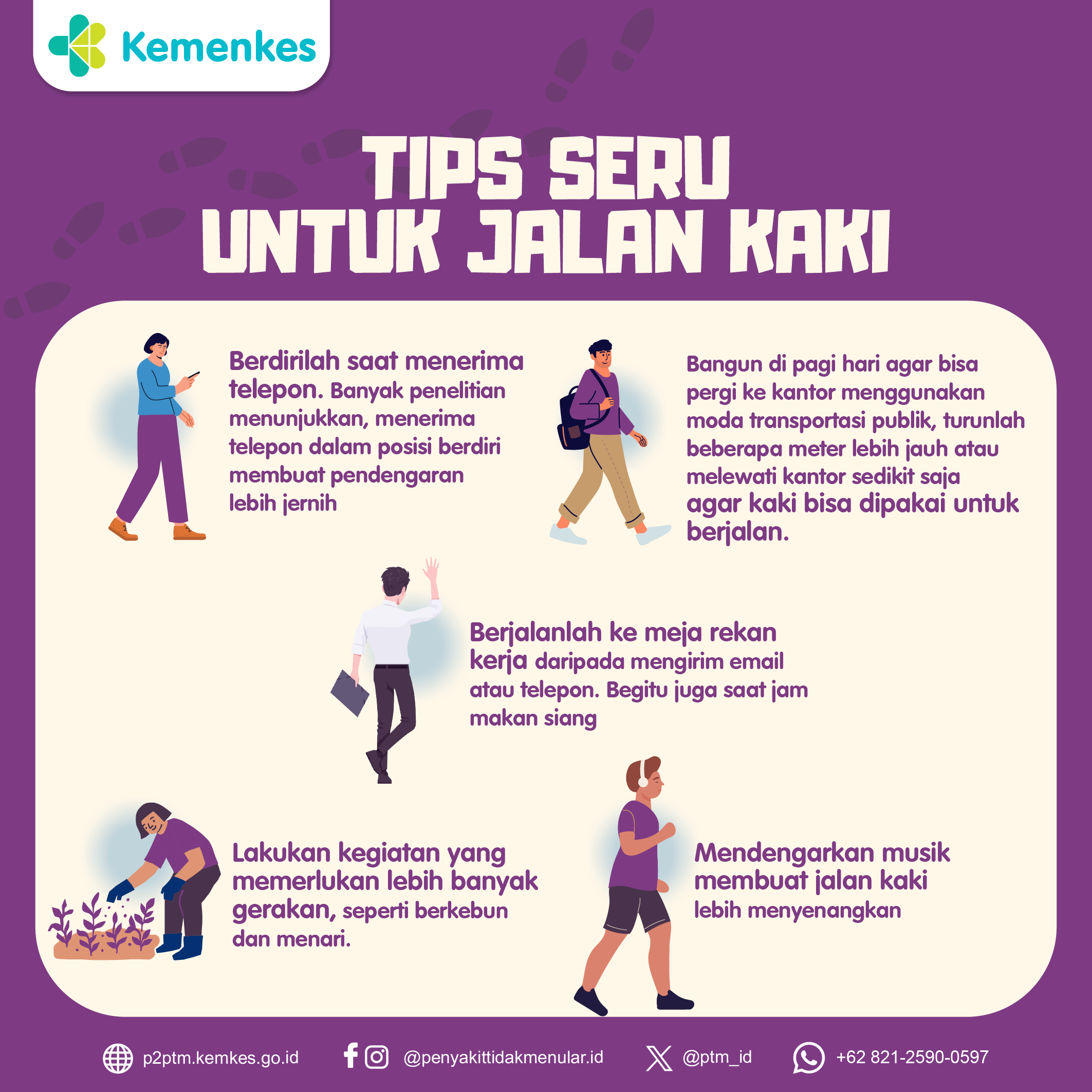 Tips Seru Saat Jalan Kaki