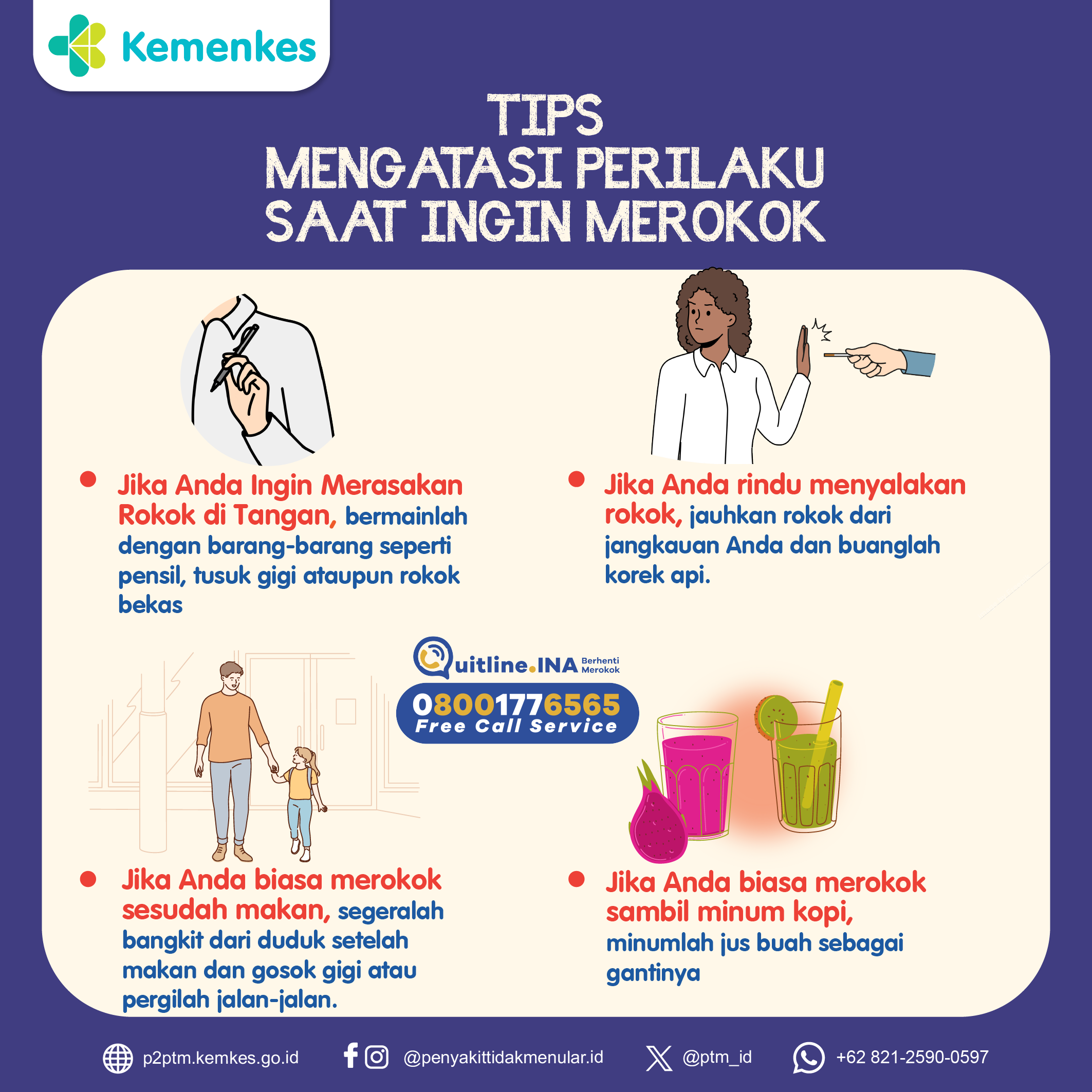 Berikut Tips Mengatasi Perilaku Saat Ingin Merokok