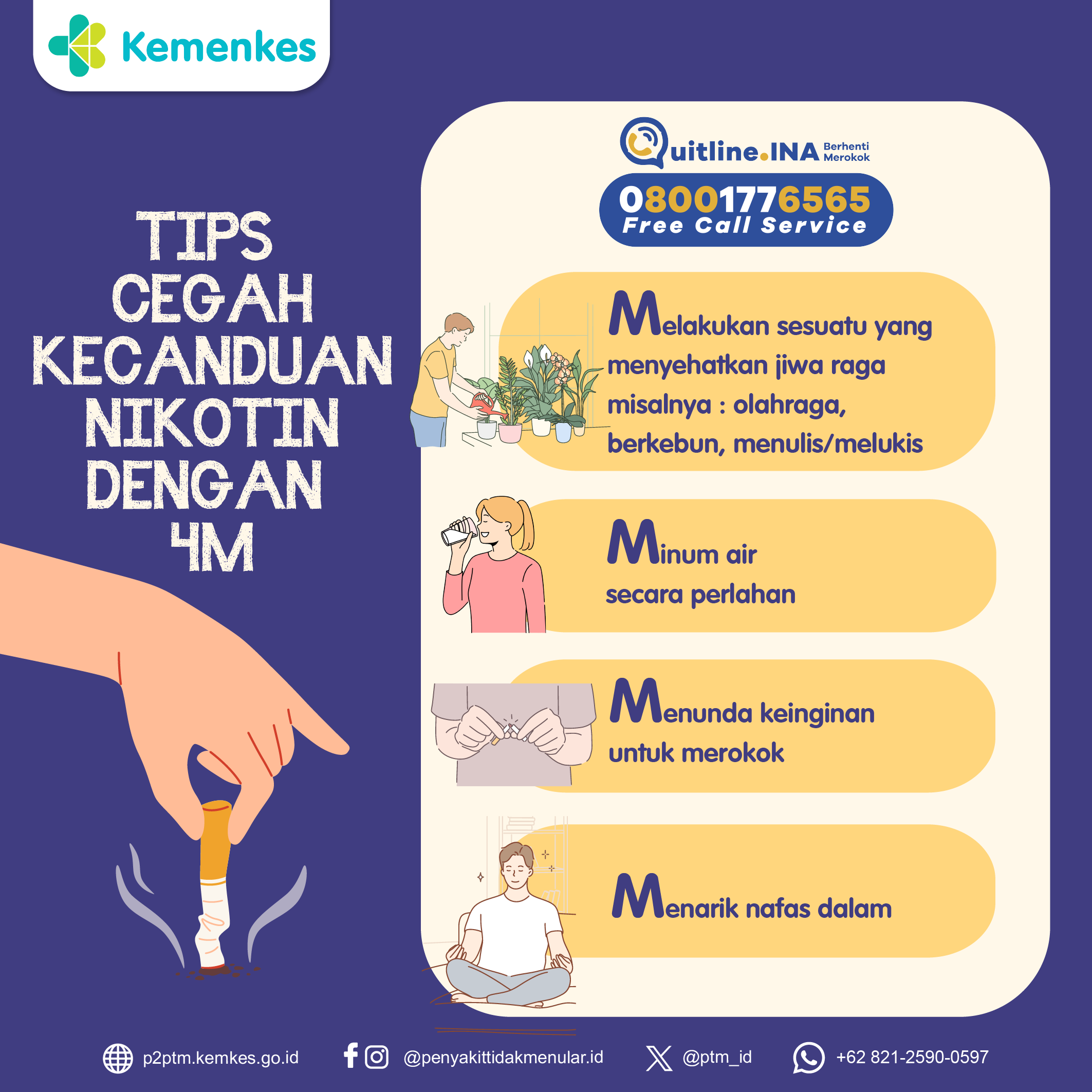 Tips Cegah Kecanduan Nikotin dengan 