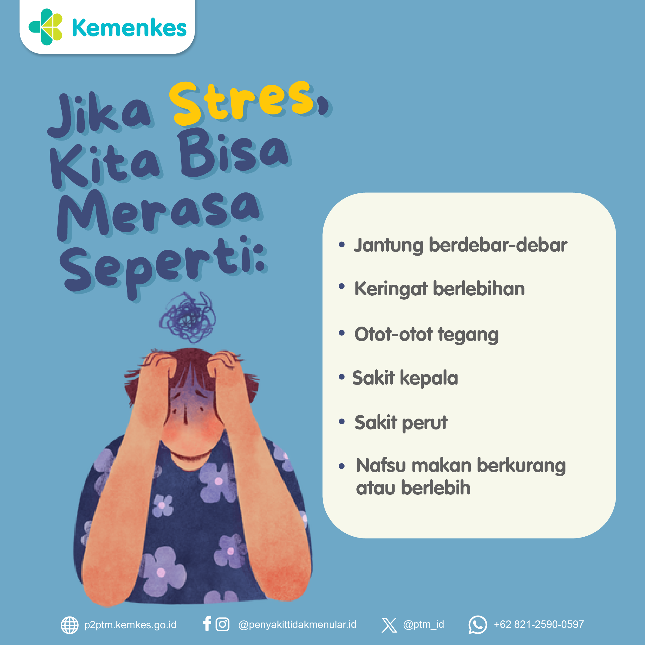 Jika Stres, Kita Bisa Merasa Seperti: