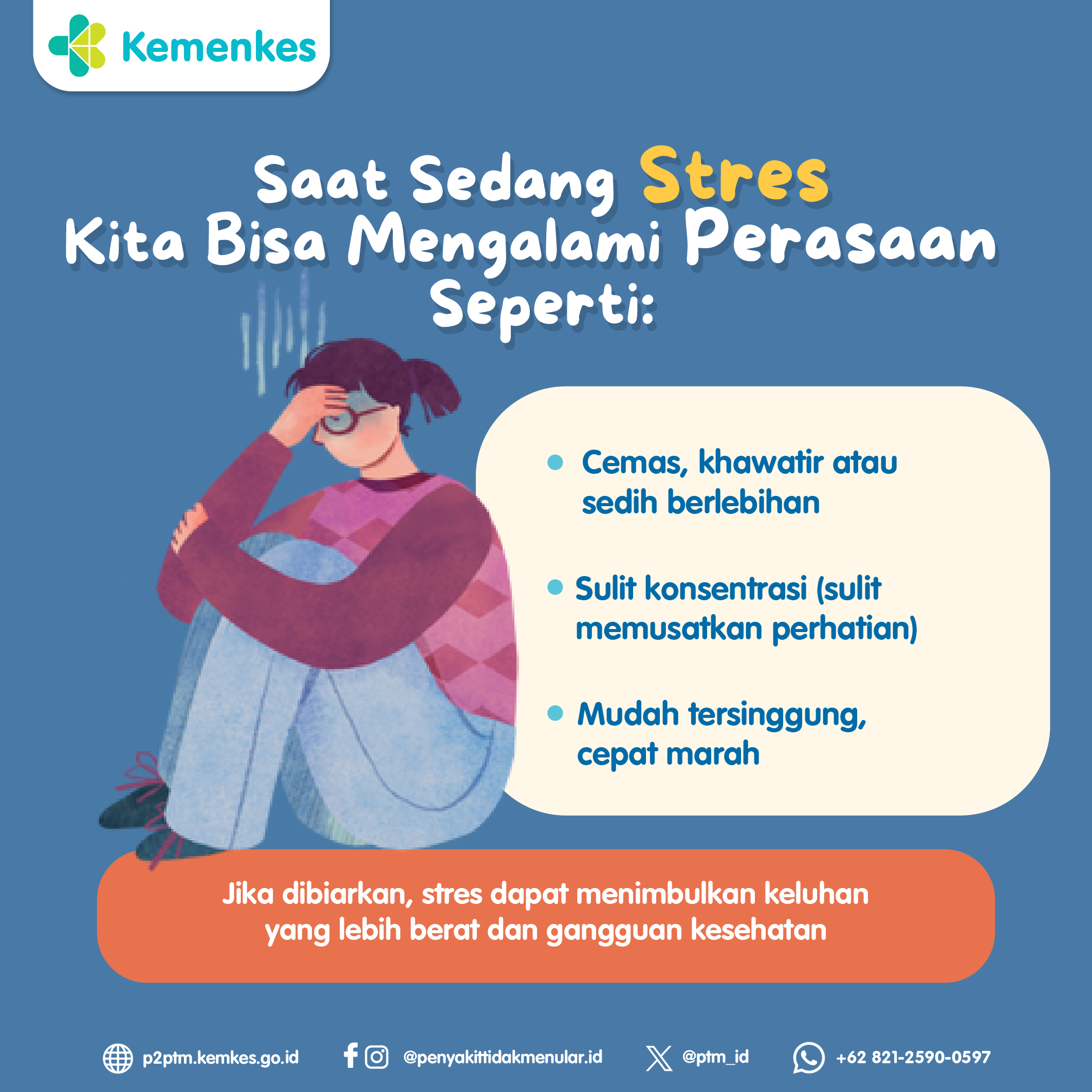 Saat Sedang Stres, Kita Bisa Mengalami Perasaan Berikut.