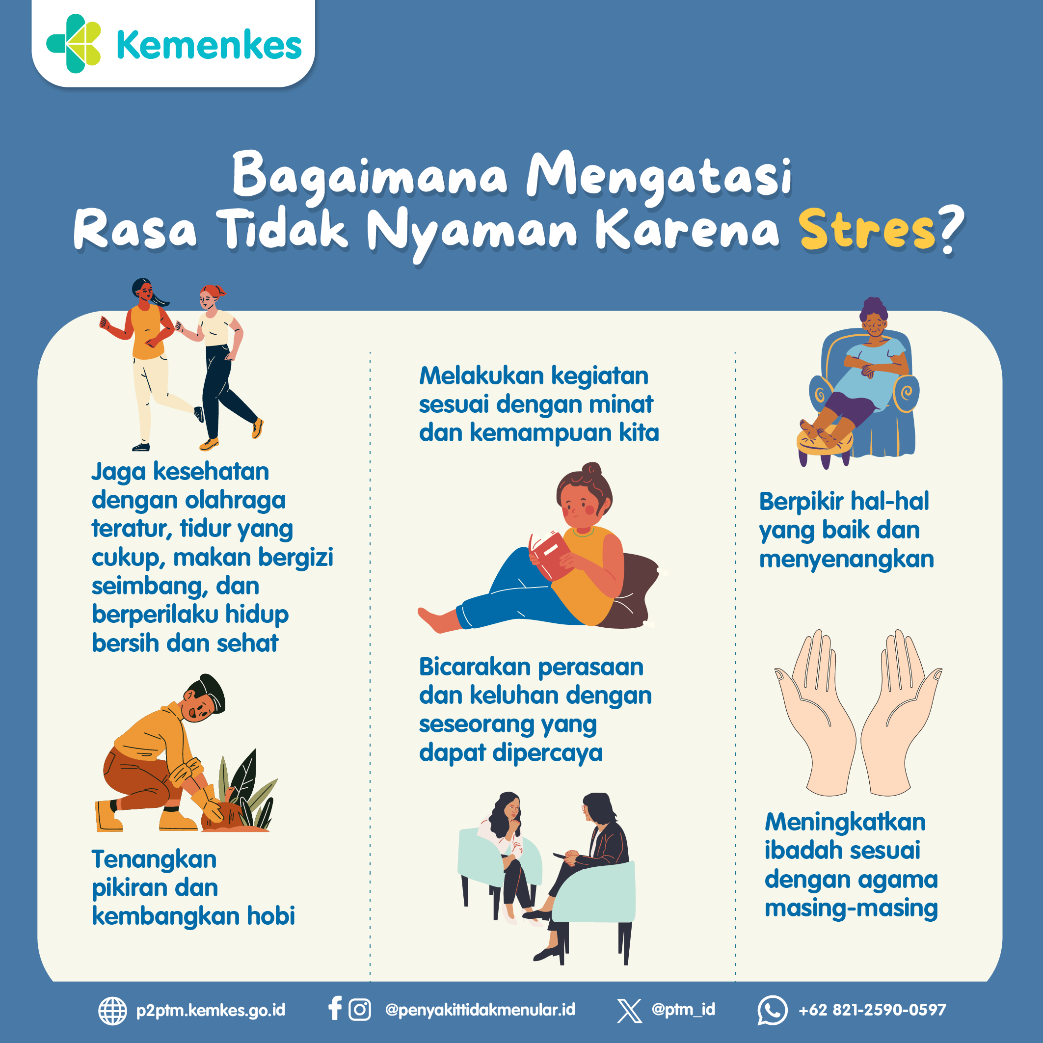 Bagaimanakah Mengatasi Rasa Tidak Nyaman Karena Stres?