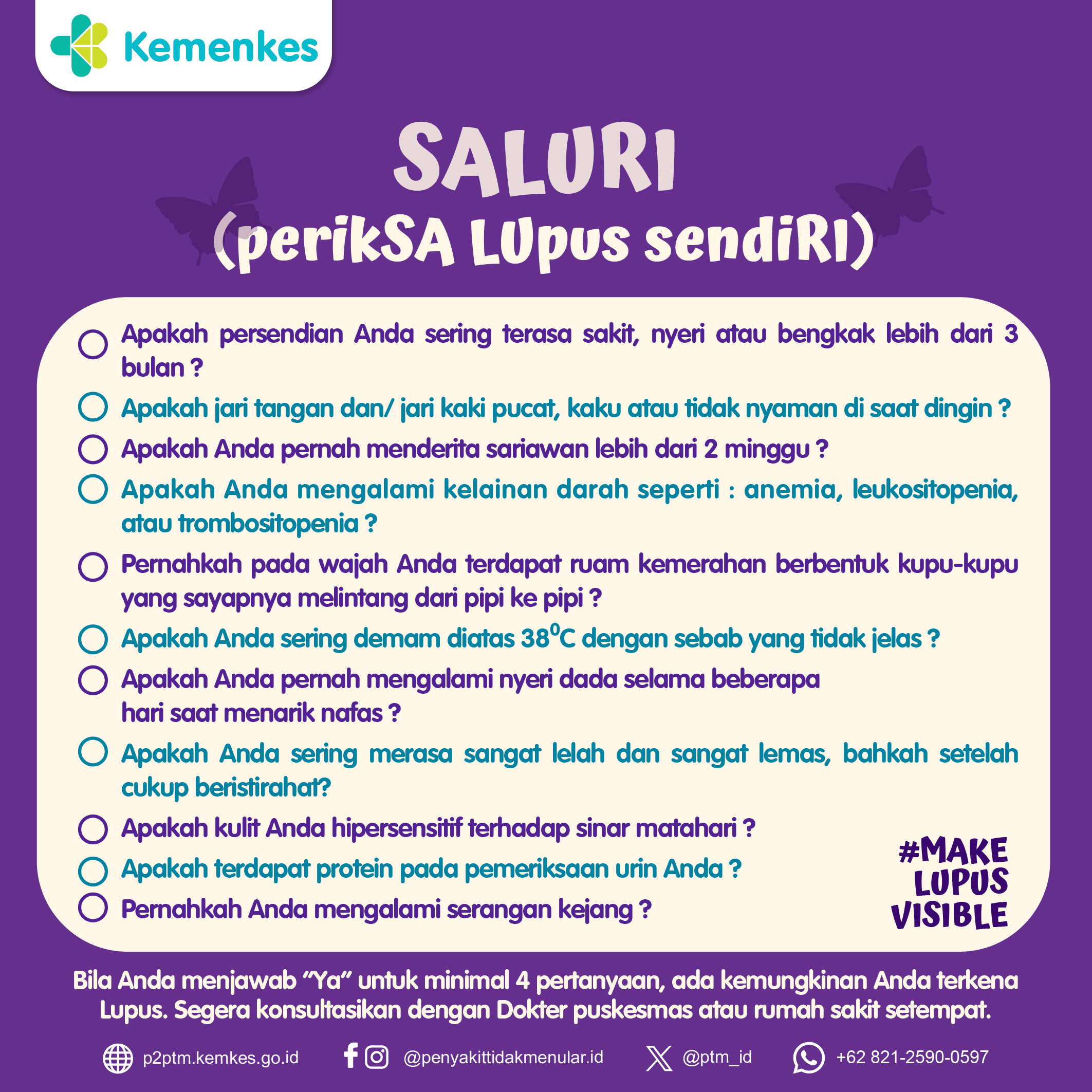 SALURI (Periksa Lupus Sendiri)