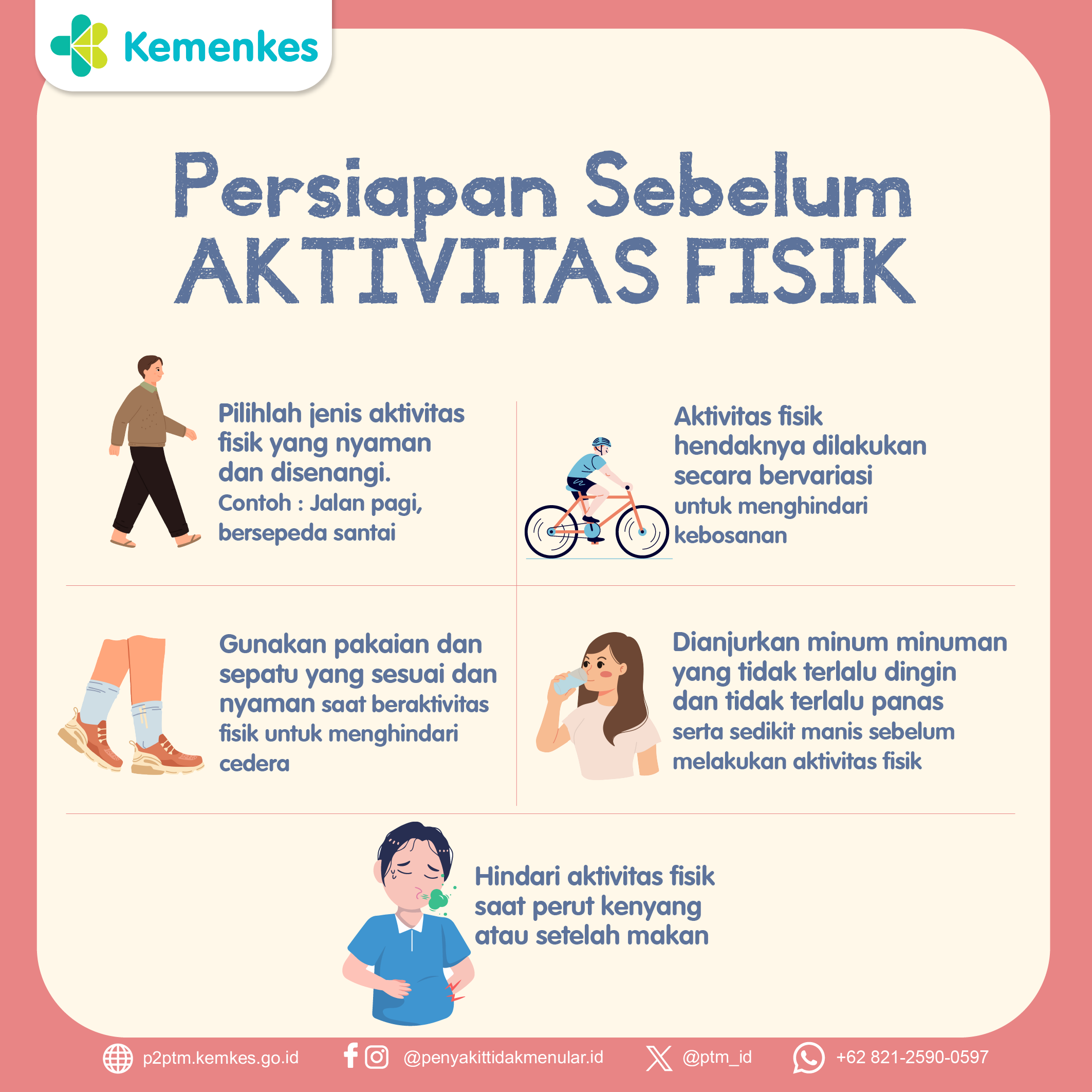 Persiapan Sebelum Aktivitas Fisik