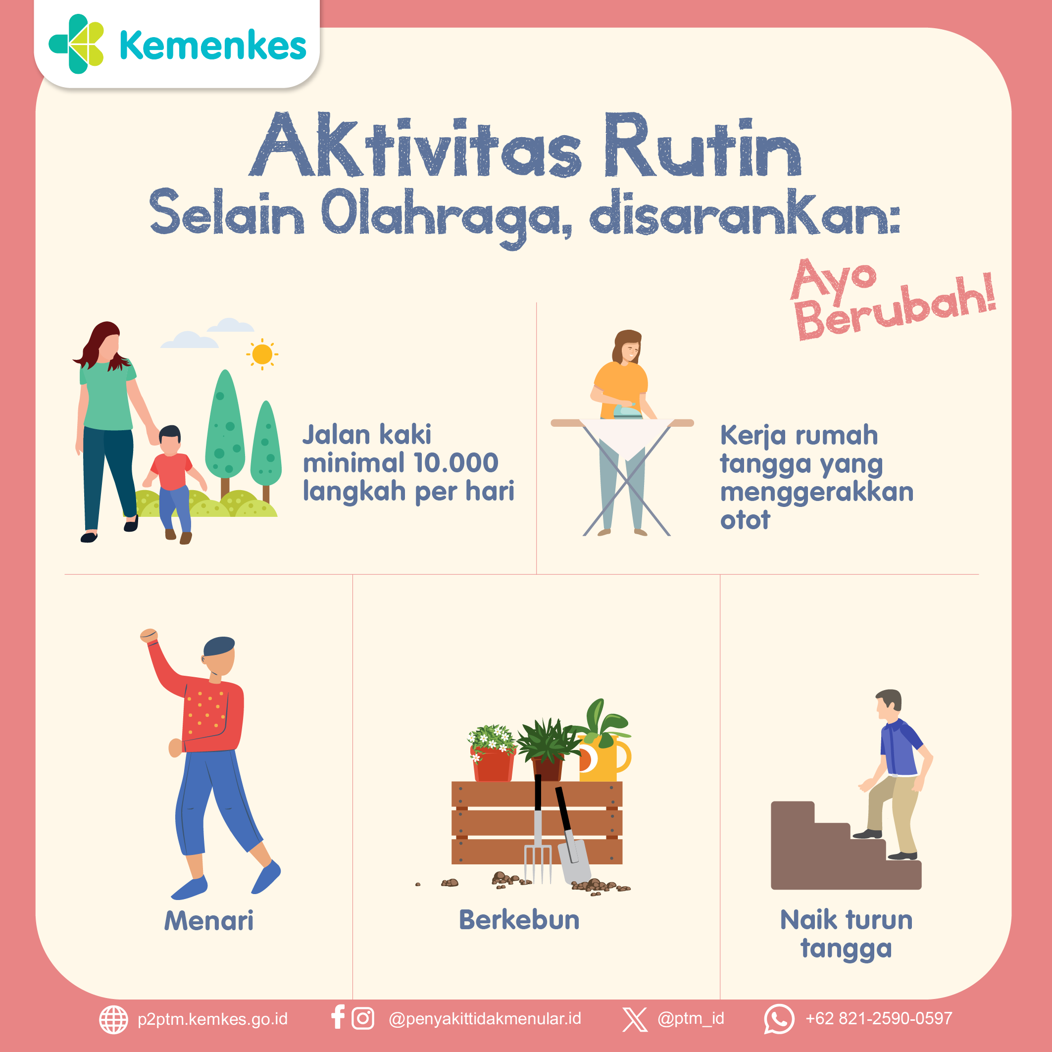 Aktivitas Rutin Selain Olahraga