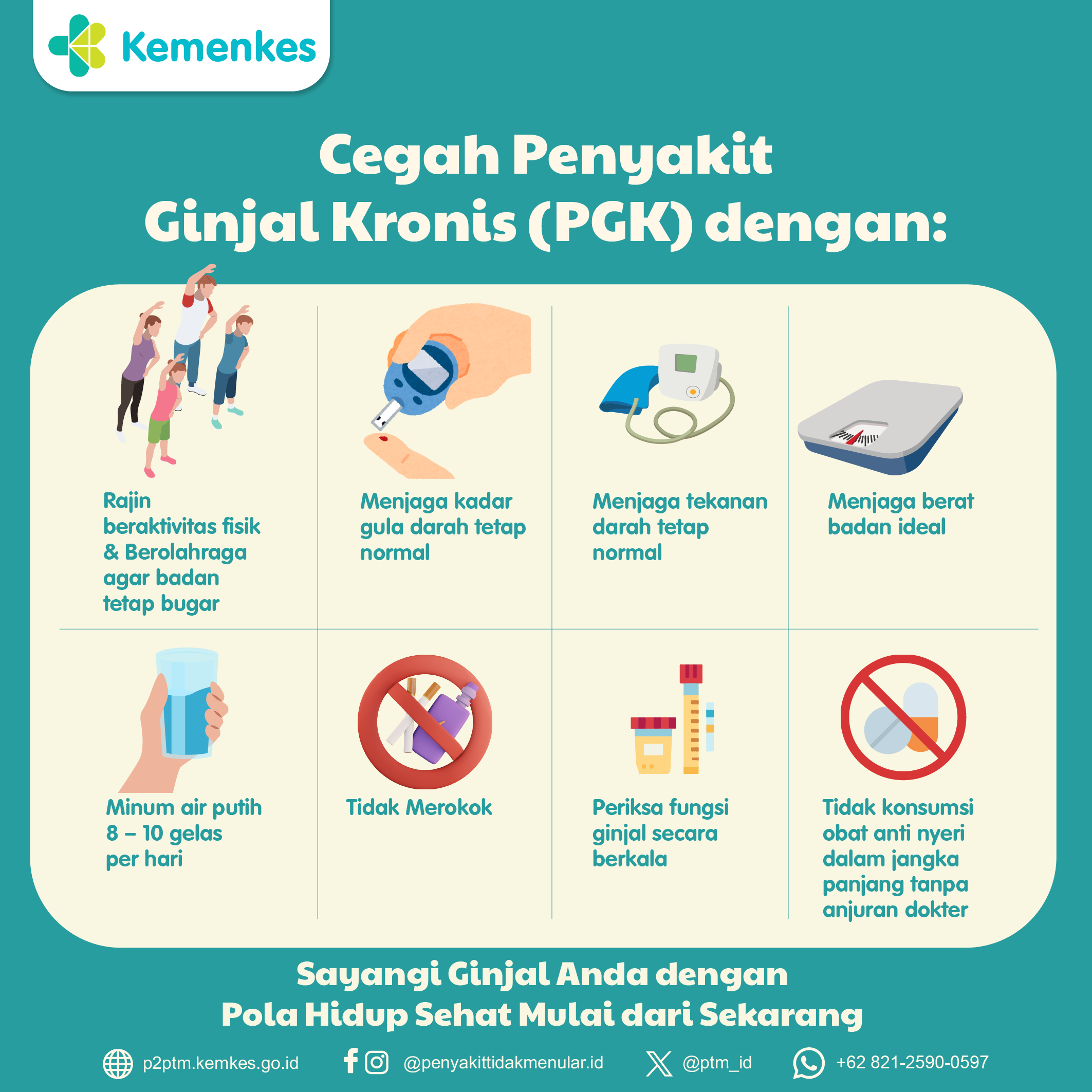 Cegah Penyakit Ginjal Kronis dengan Cara Berikut