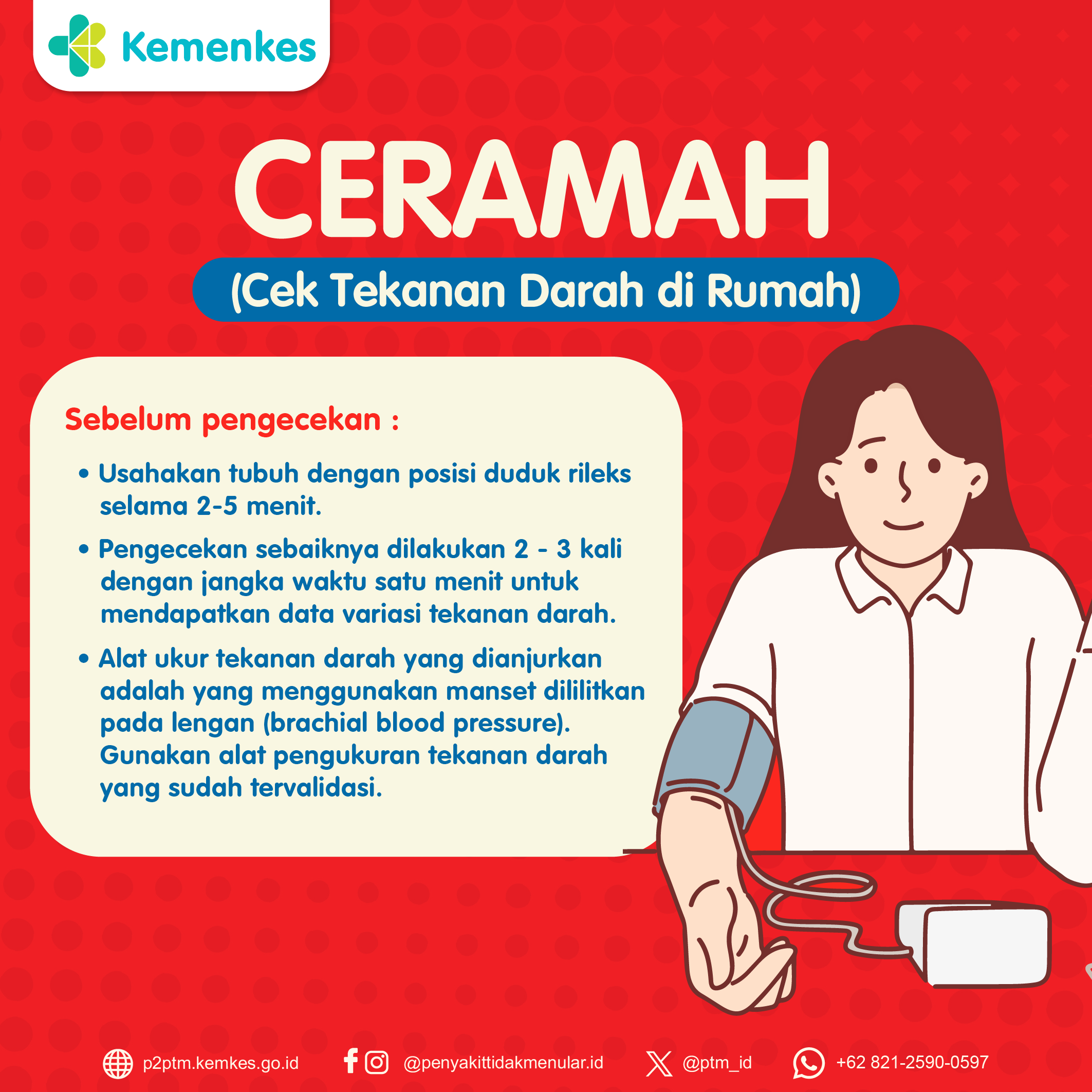 CERAMAH (Cek Tekanan Darah di Rumah)