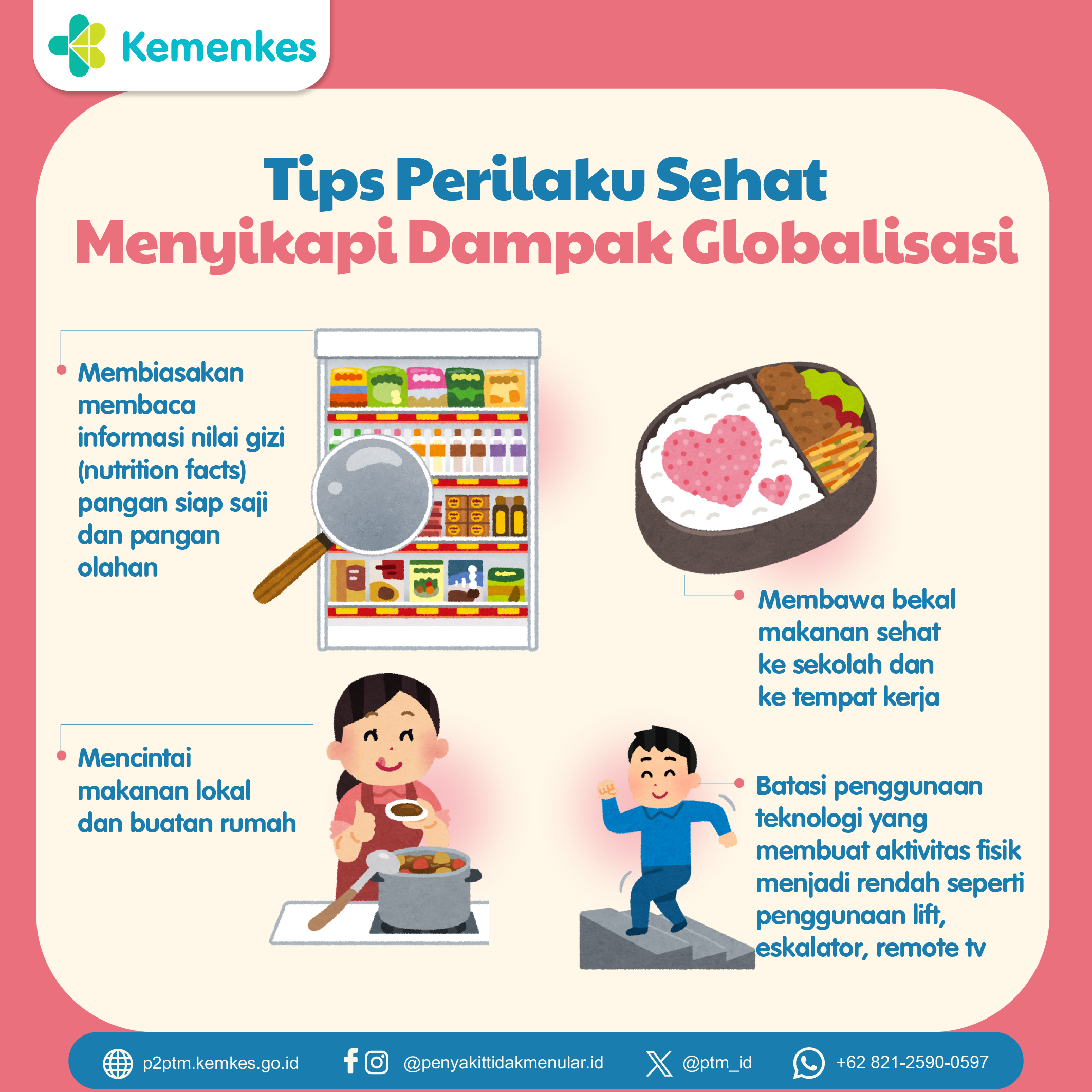 Tips Perilaku Sehat untuk Menyikapi Dampak Globalisasi