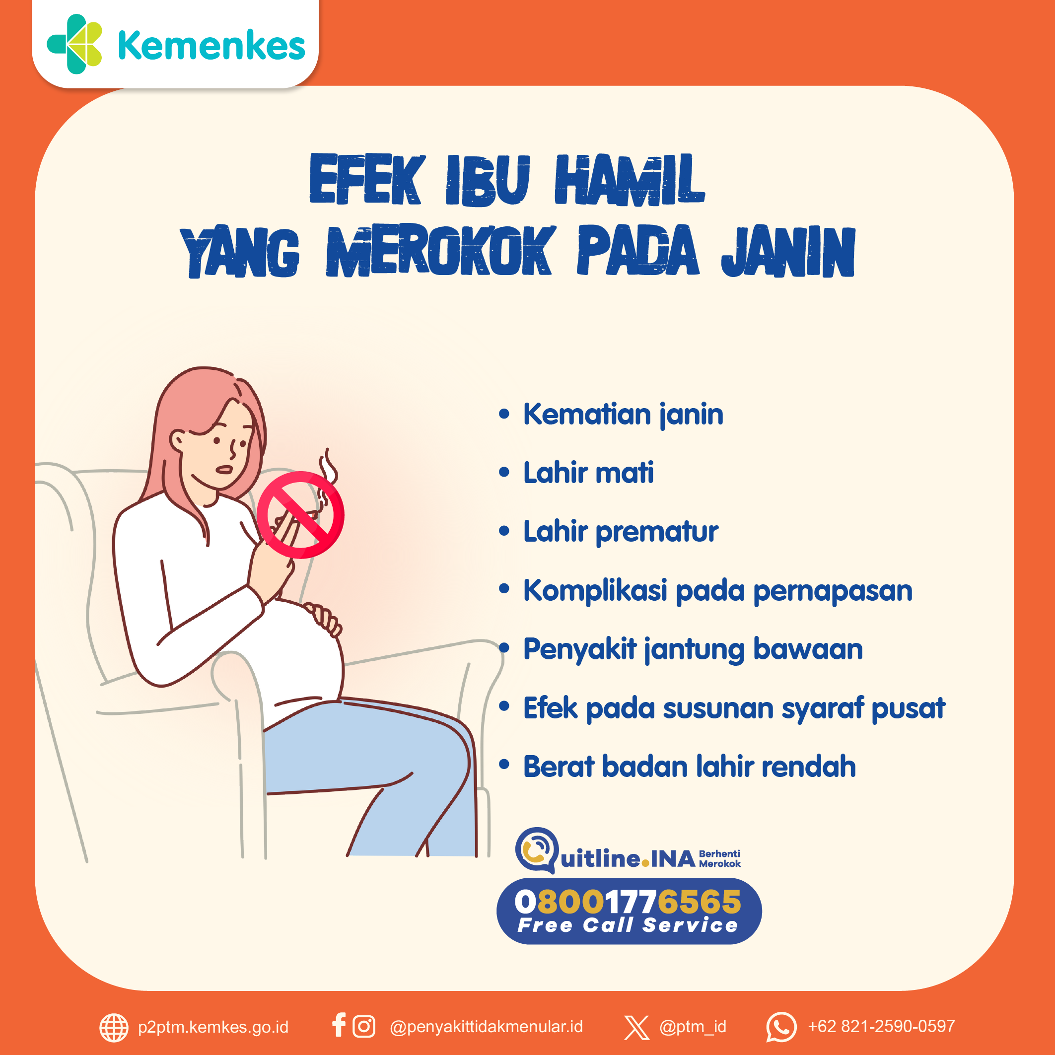 Berikut Efek Ibu Hamil yang Merokok pada Janin.