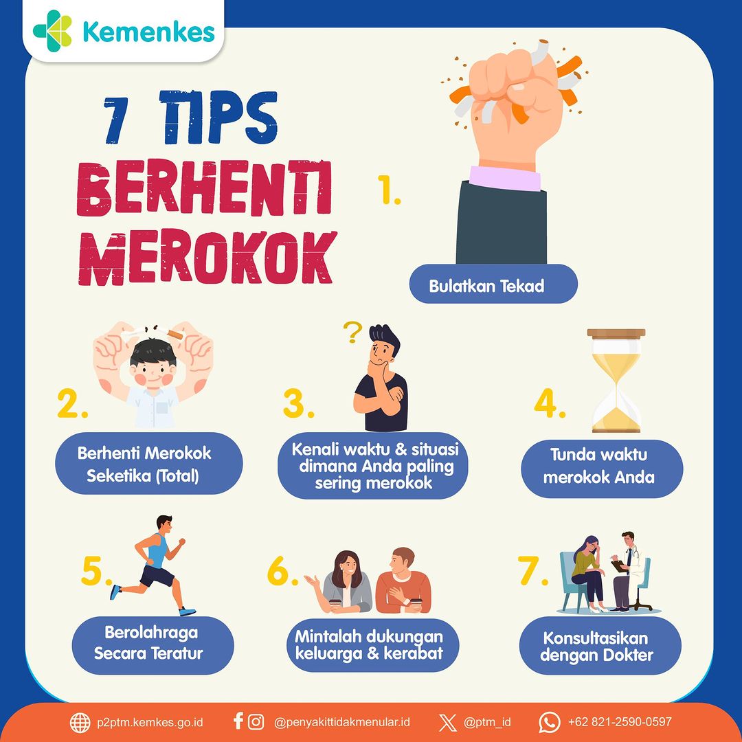 Berikut 7 Tips Berhenti Merokok