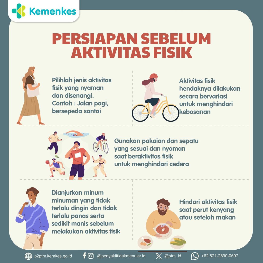 Berikut Persiapan Sebelum Melakukan Aktivitas Fisik