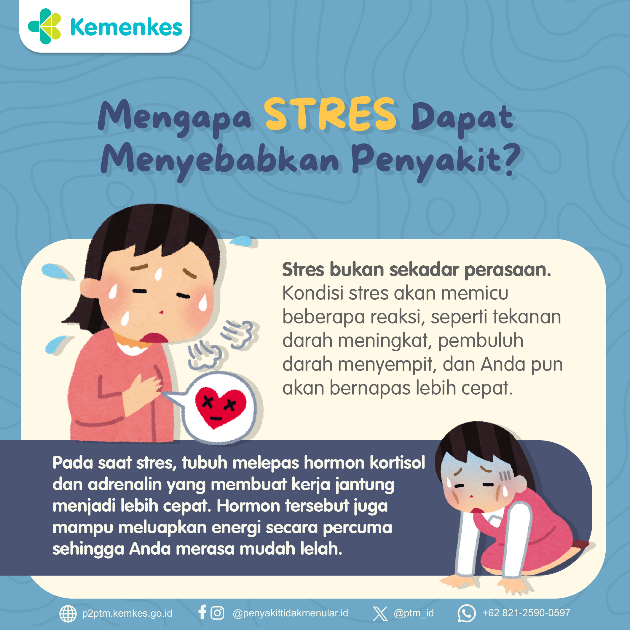 Stres Dapat Menyebabkan Penyakit