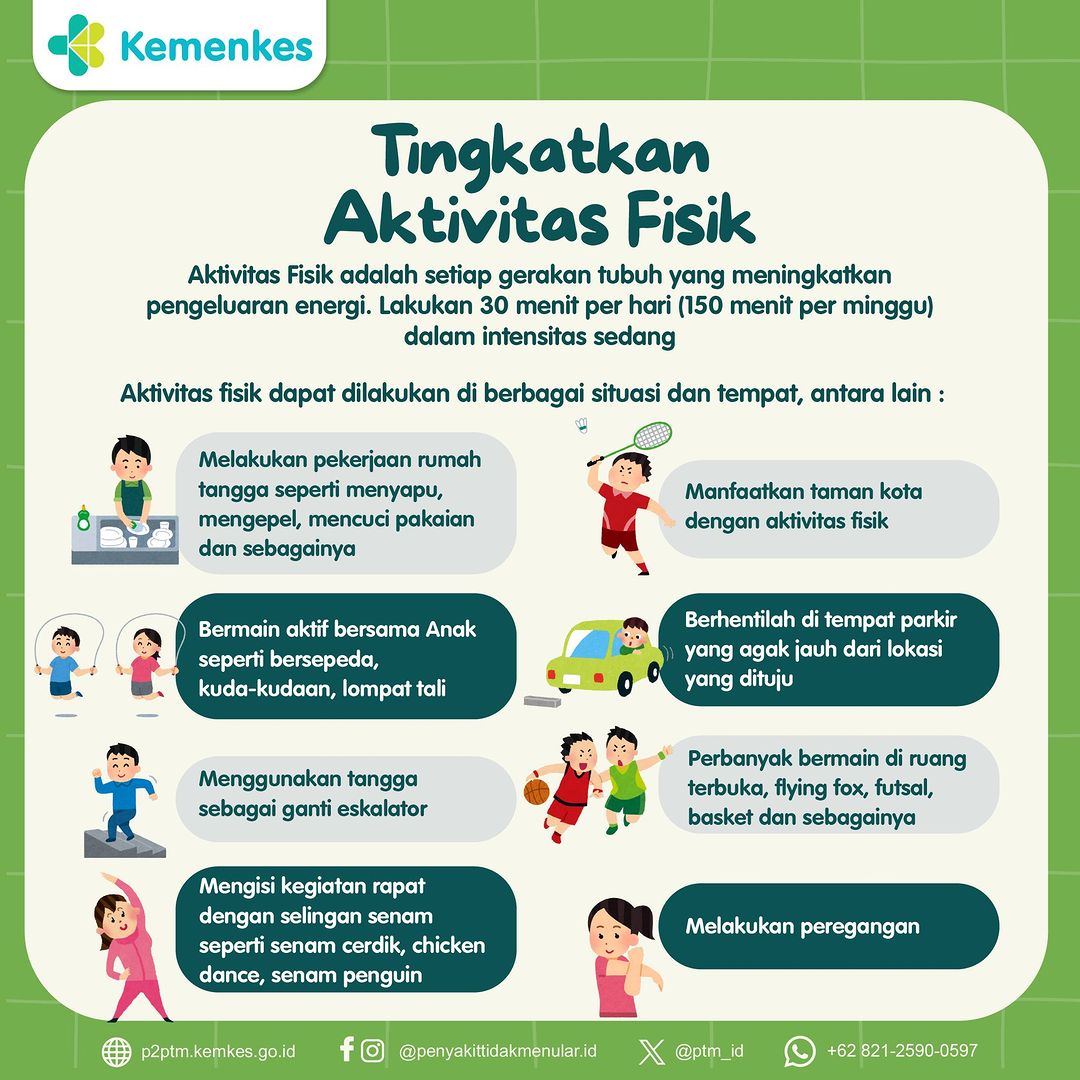 Yuk, Tingkatkan Aktivitas Fisik!