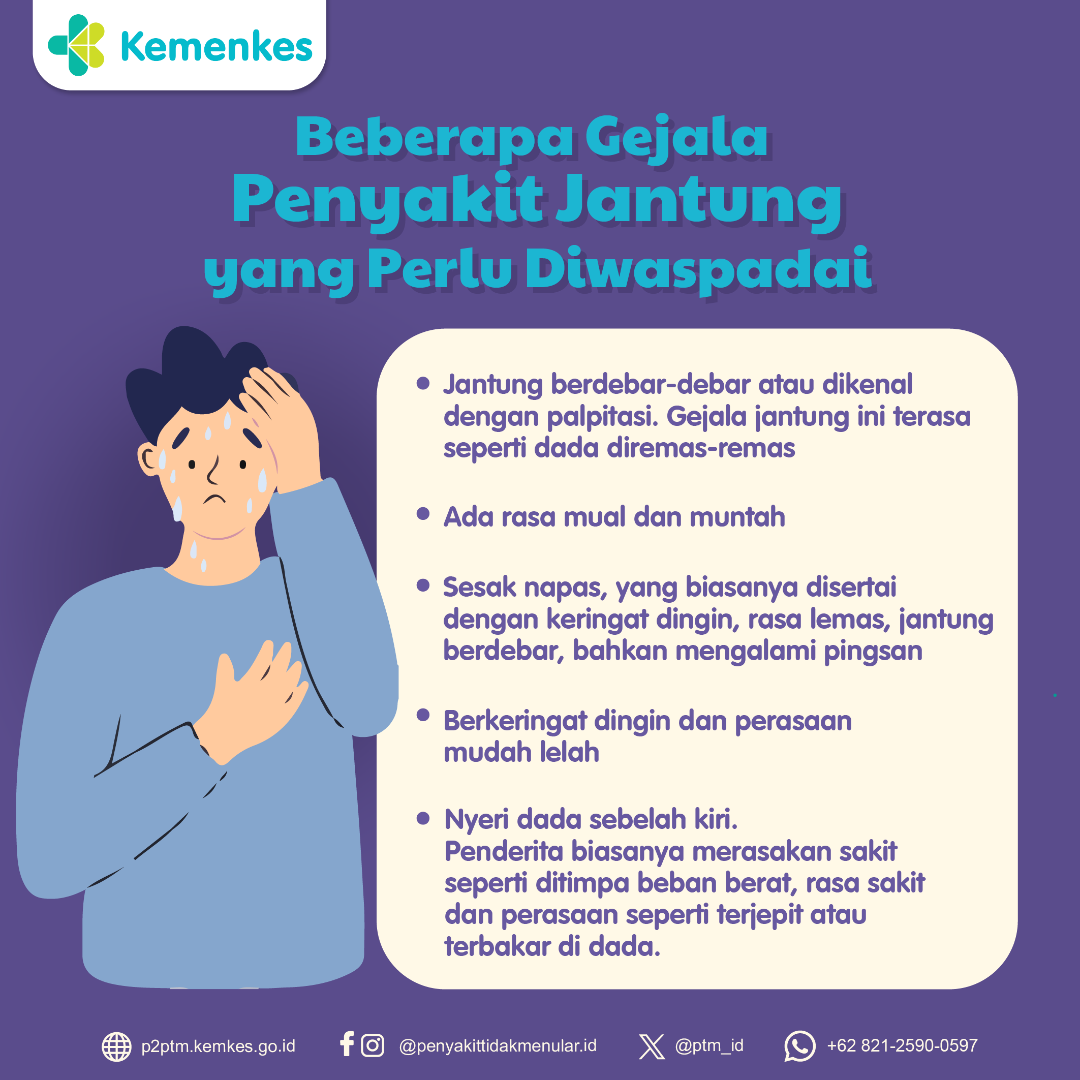 Gejala Penyakit Jantung yang Perlu Diwaspadai