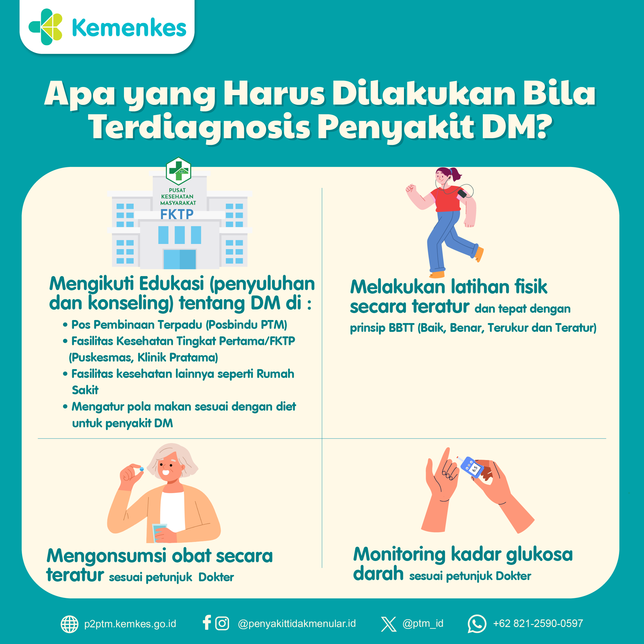 Apa yang Harus Dilakukan Bila Terdiagnosis Penyakit Diabetes Melitus