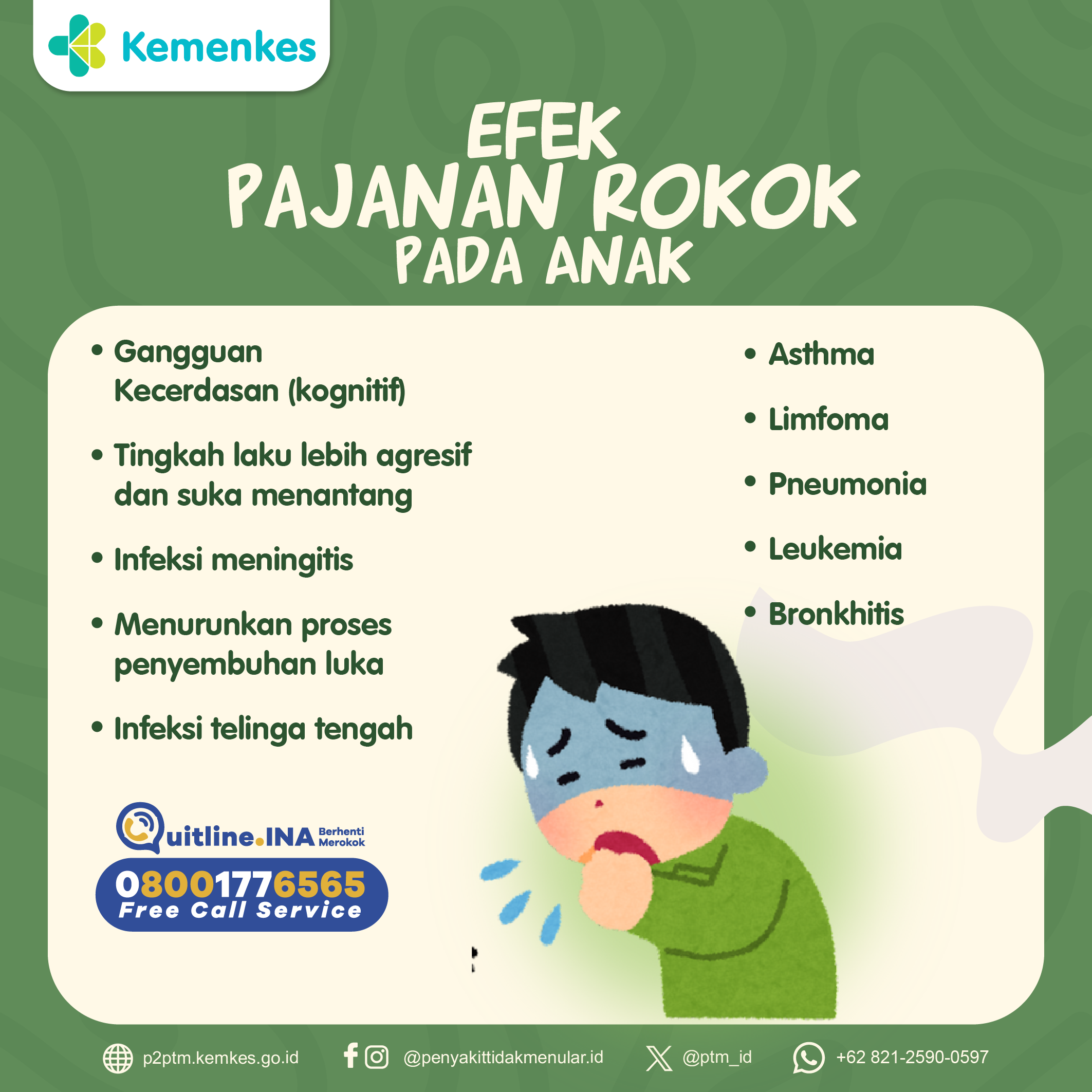 Kenali Efek Pajanan Rokok pada Anak