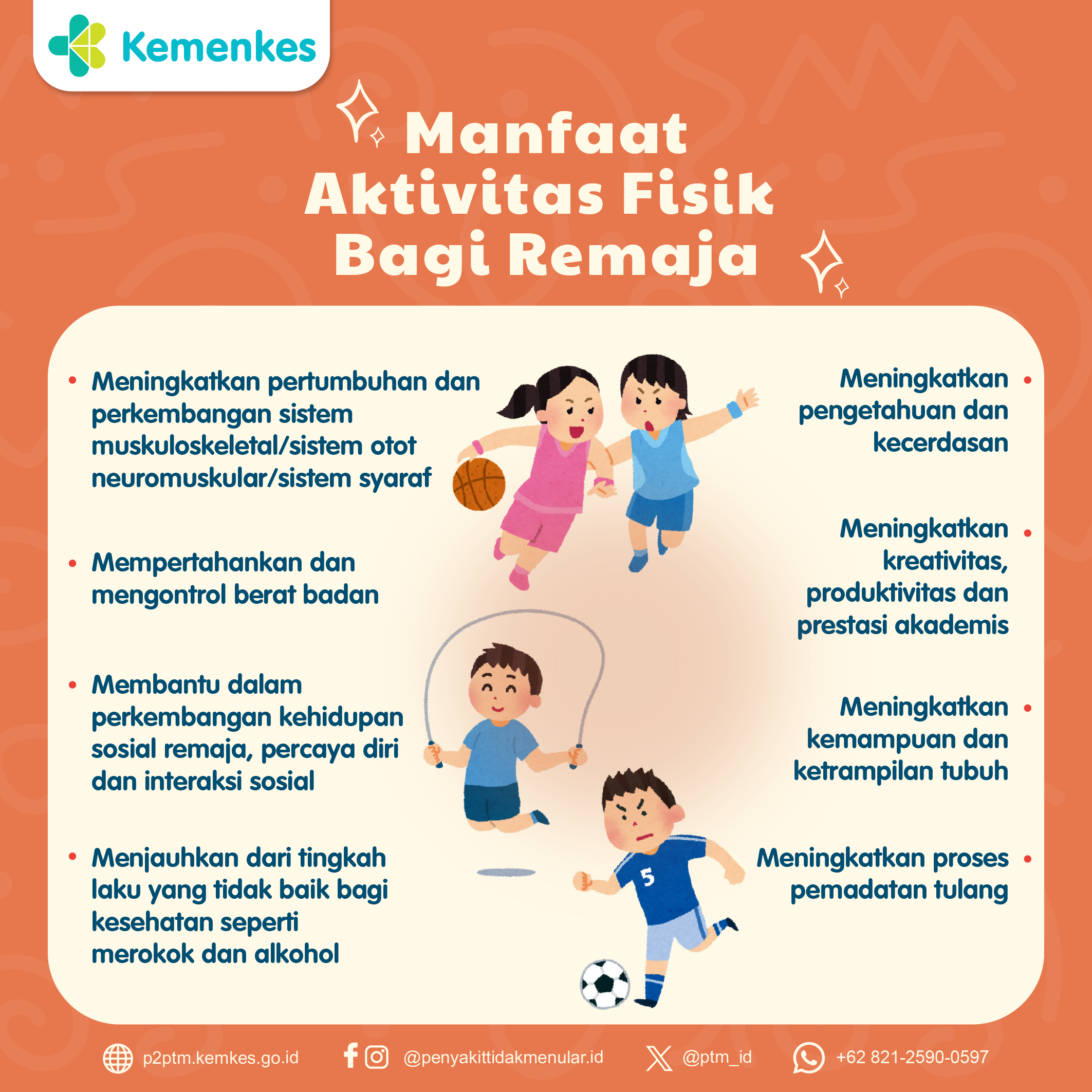 Manfaat Aktivitas Fisik bagi Remaja.