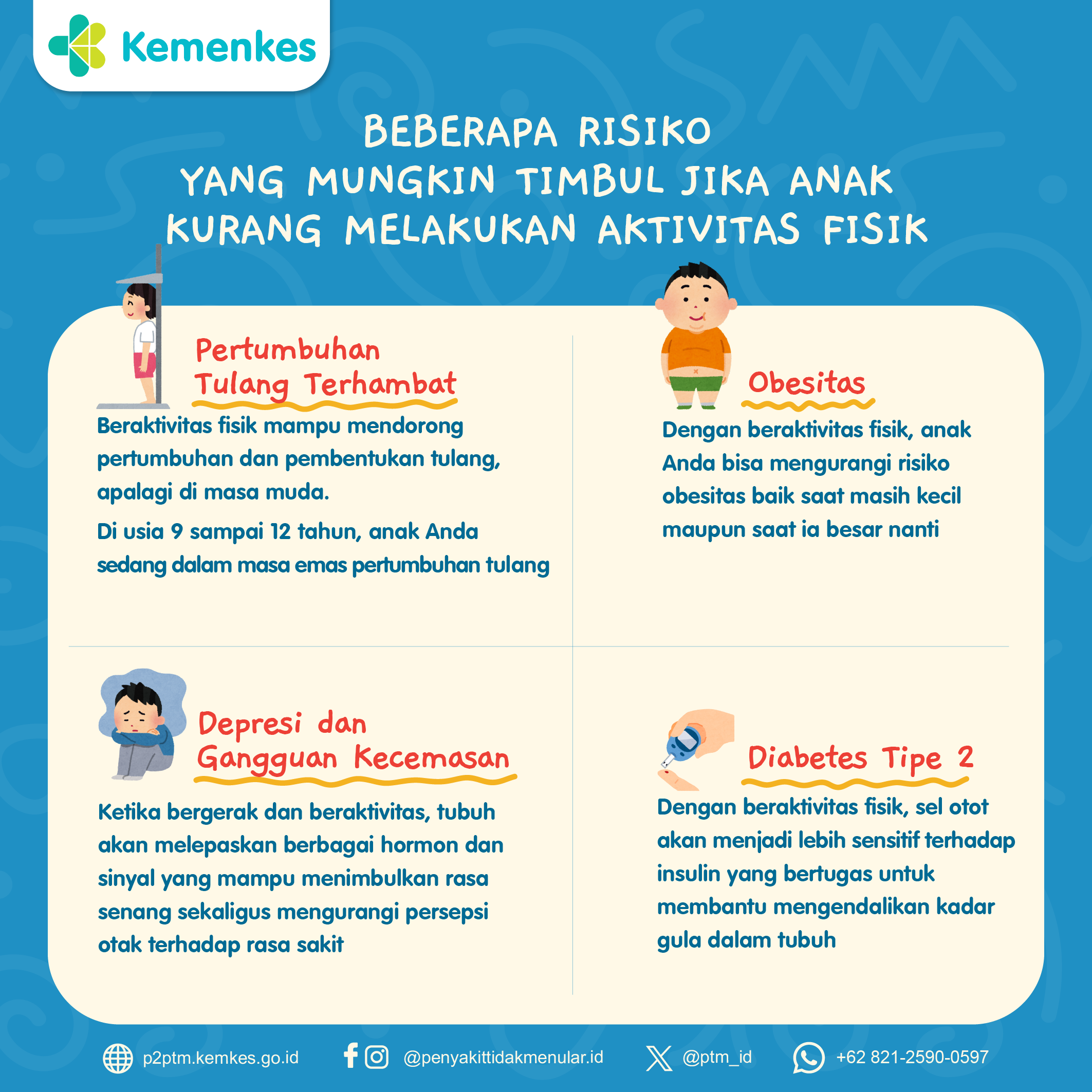 Beberapa Risiko yang Mungkin Timbul Jika Anak Kurang Melakukan Aktivitas Fisik.