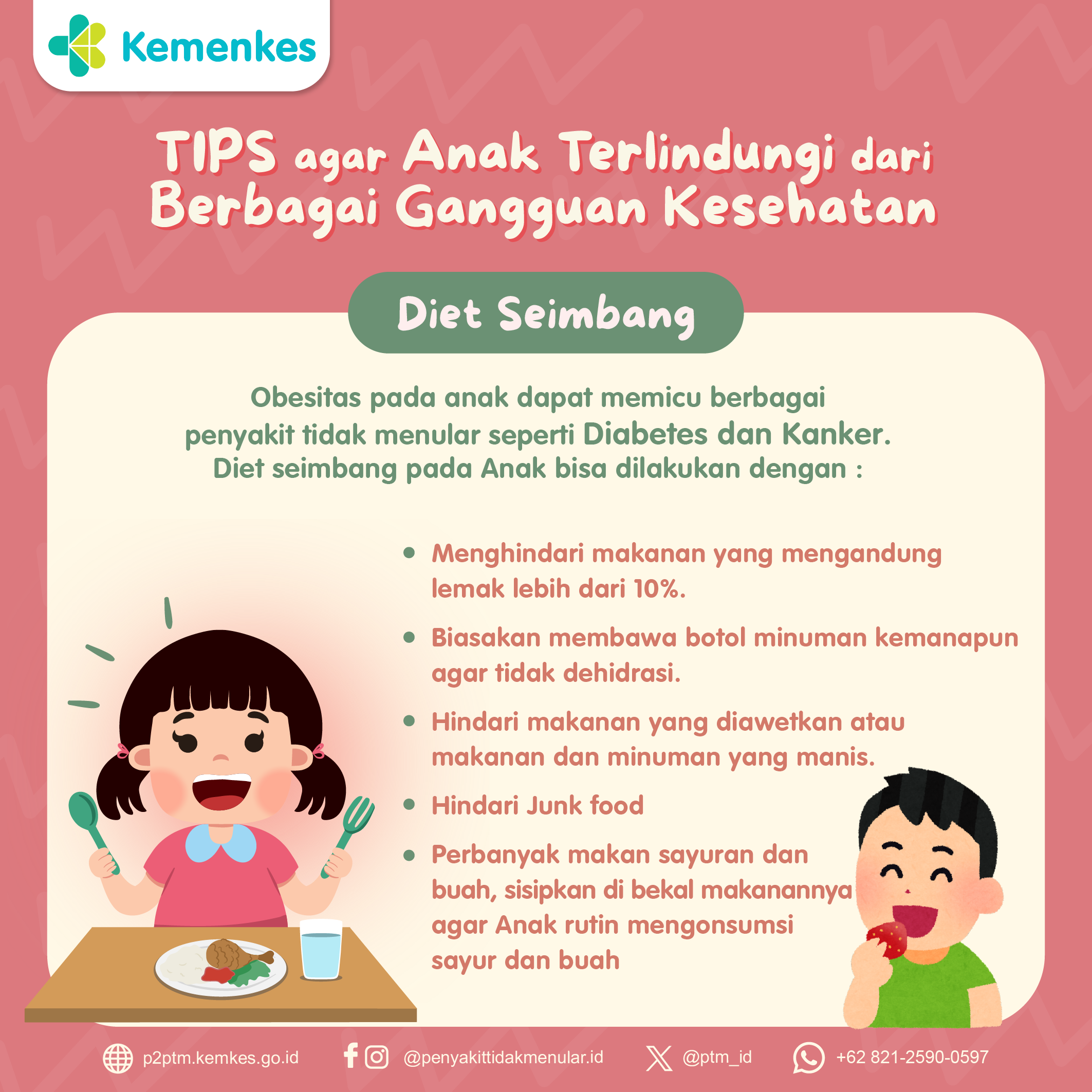 Tips Agar Anak Terlindungi dari Berbagai Gangguan Kesehatan: Diet Seimbang