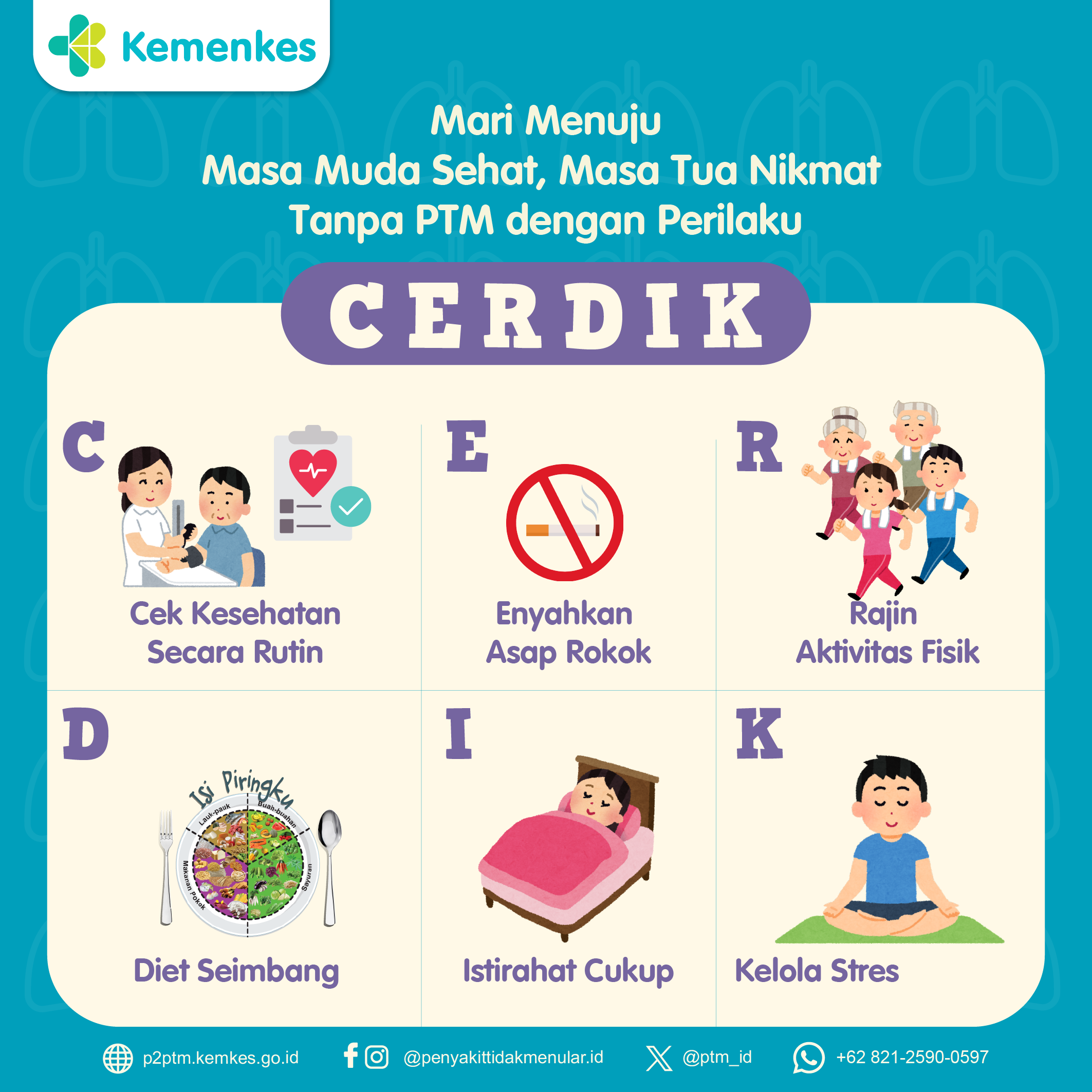 Mari Mulai Gaya Hidup Sehat dengan CERDIK