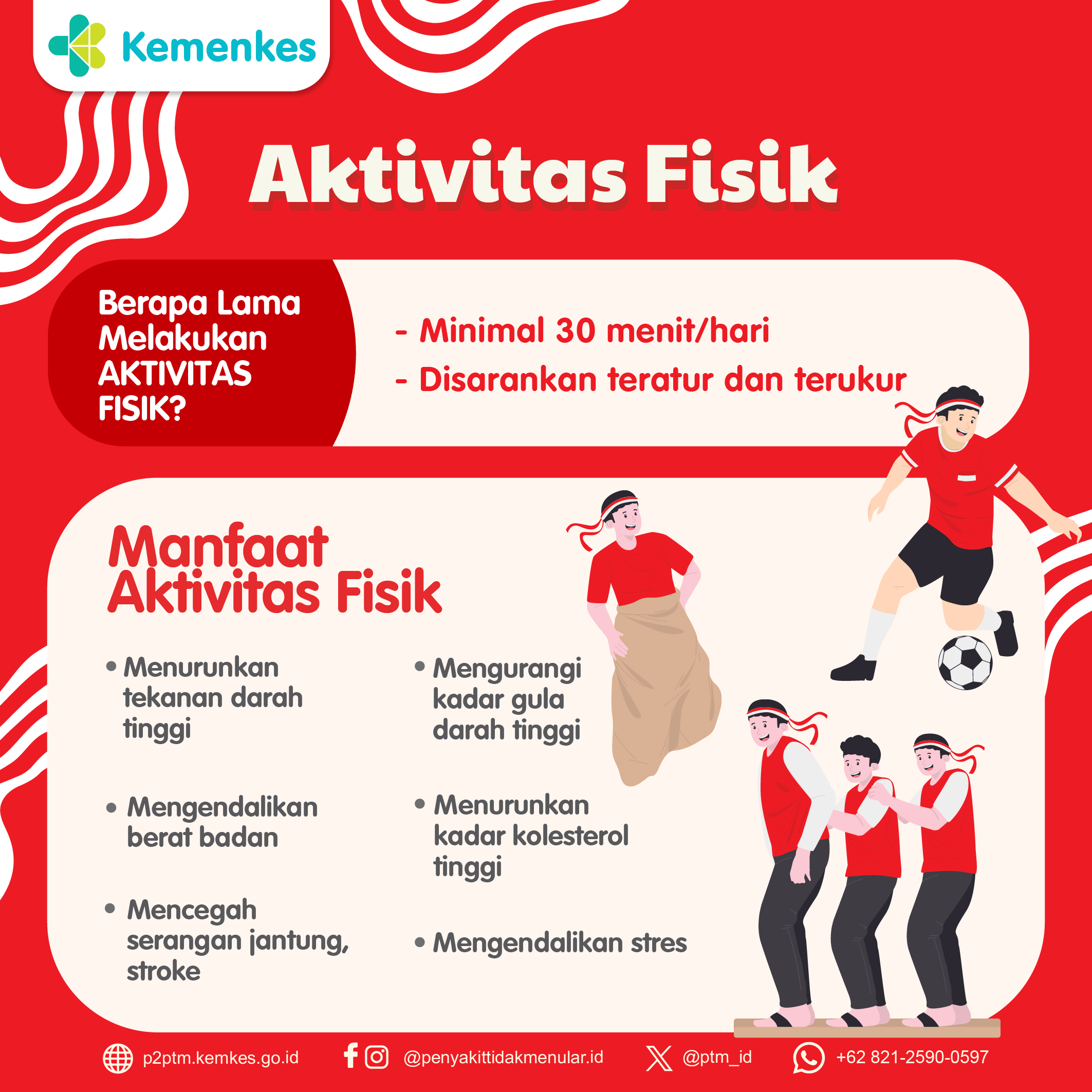 30 Menit Sehari, Sejuta Manfaat: Yuk, Rajin Aktivitas Fisik!