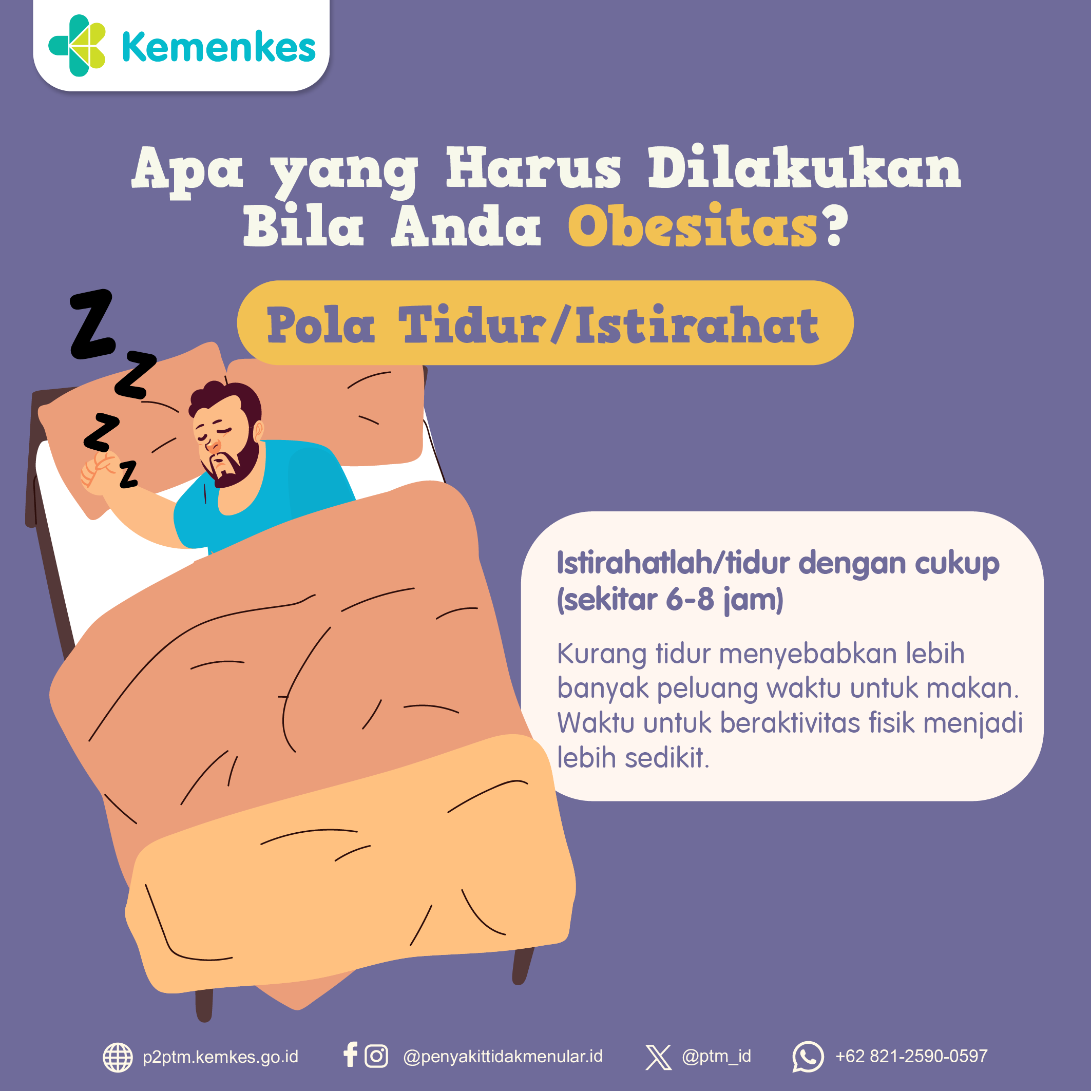 Cara Efektif Mengatasi Obesitas dengan Mengatur Pola Tidur